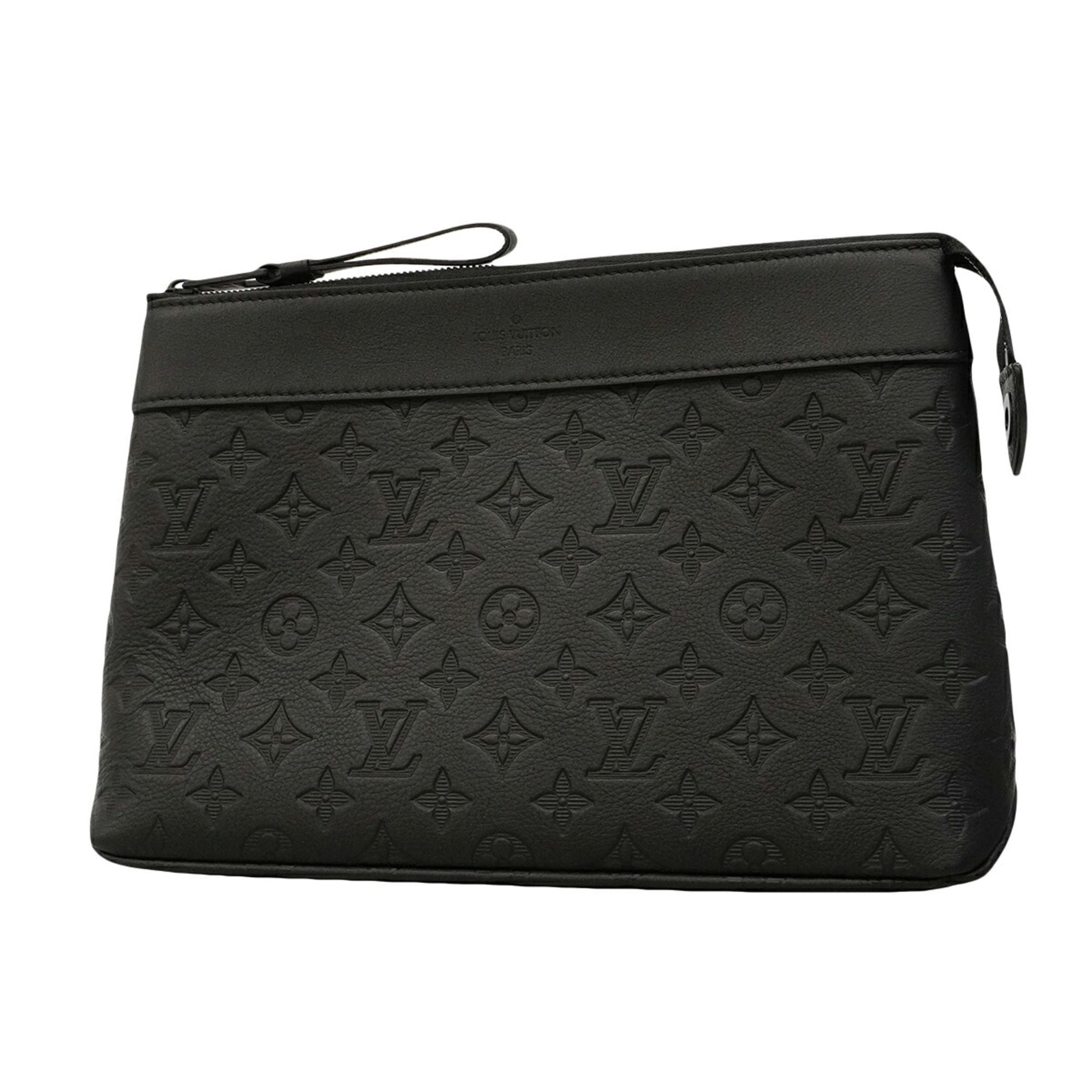 Louis Vuitton Black Clutch Bag (Pre-Owned)