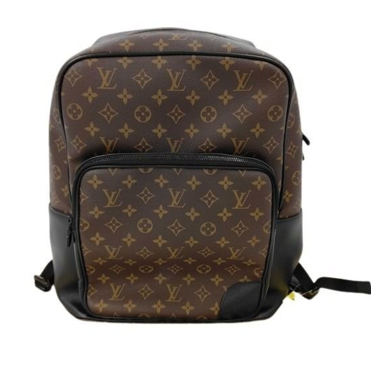 Louis Vuitton Monogram Macassar Black Brown Pvc Leather Backpack (Pre-Owned)