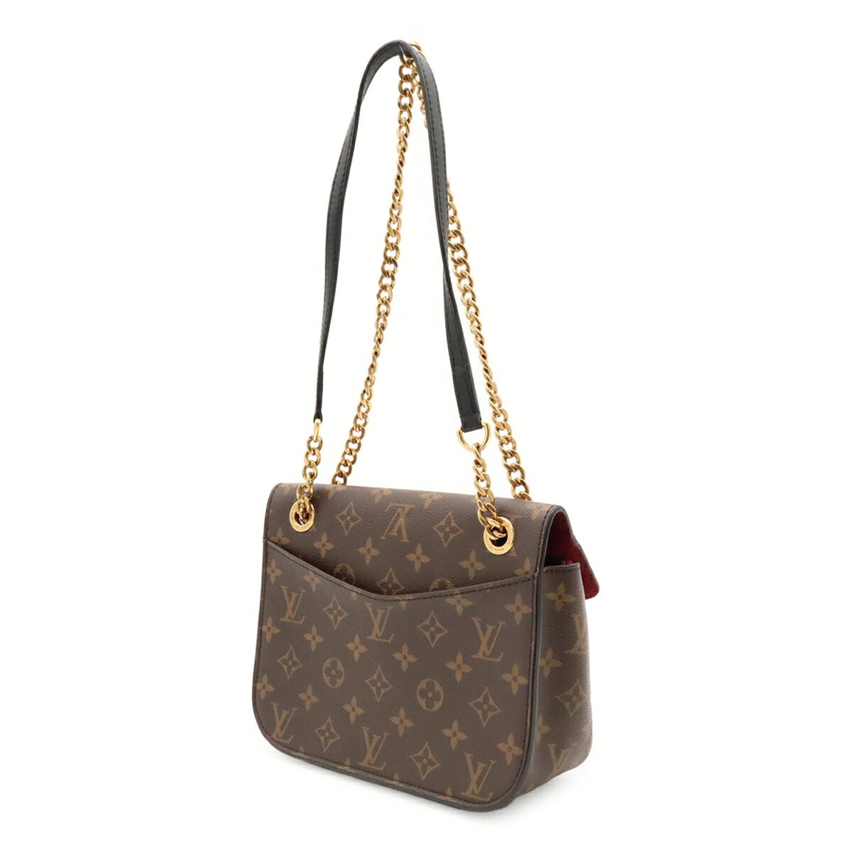 Louis Vuitton Brown Monogram Canvas Shoulder Bag (Pre-Owned)