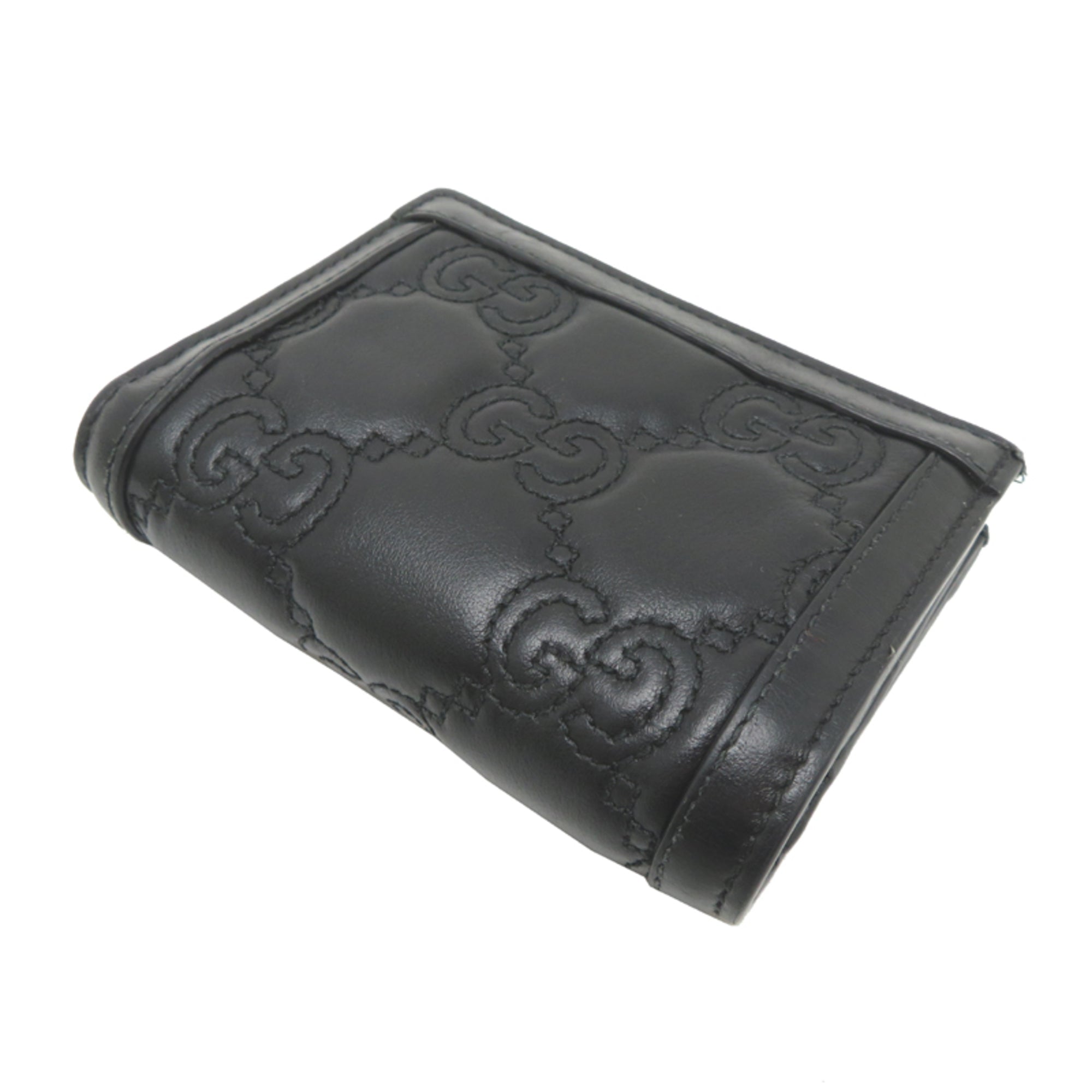 Gucci Black Leather Wallet (Bi-Fold) (Pre-Owned)