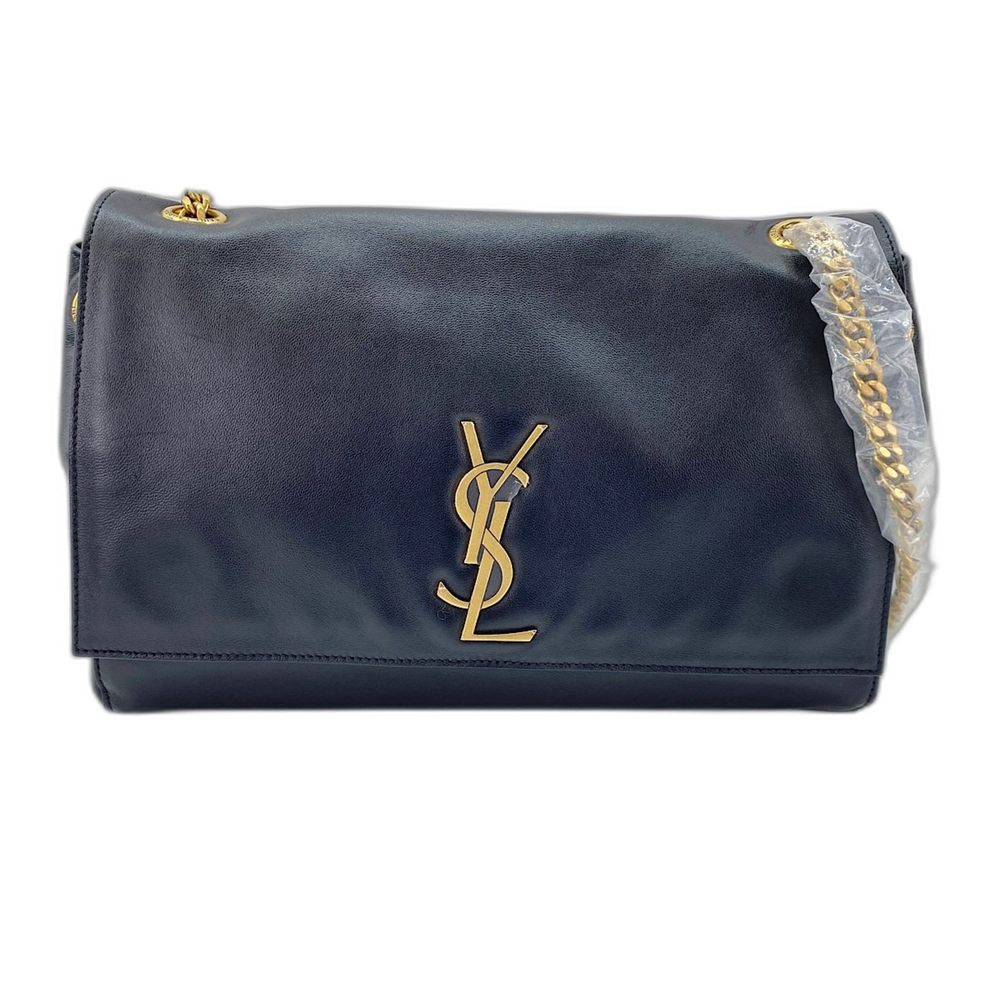 Yves Saint Laurent Black Leather Shoulder Bag (Pre-Owned)