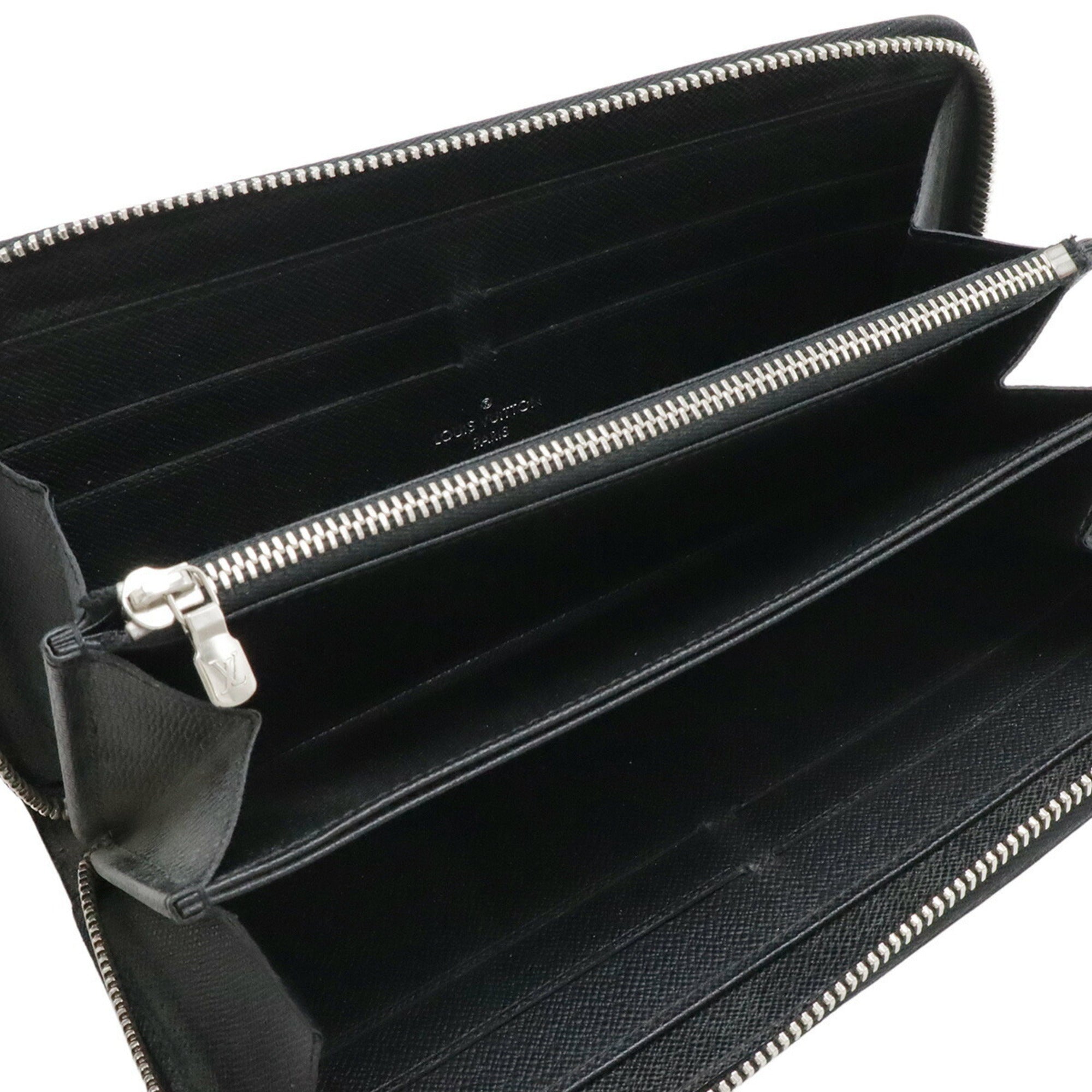Louis Vuitton Black Noir Leather Coin Purse/Coin Case (Pre-Owned)
