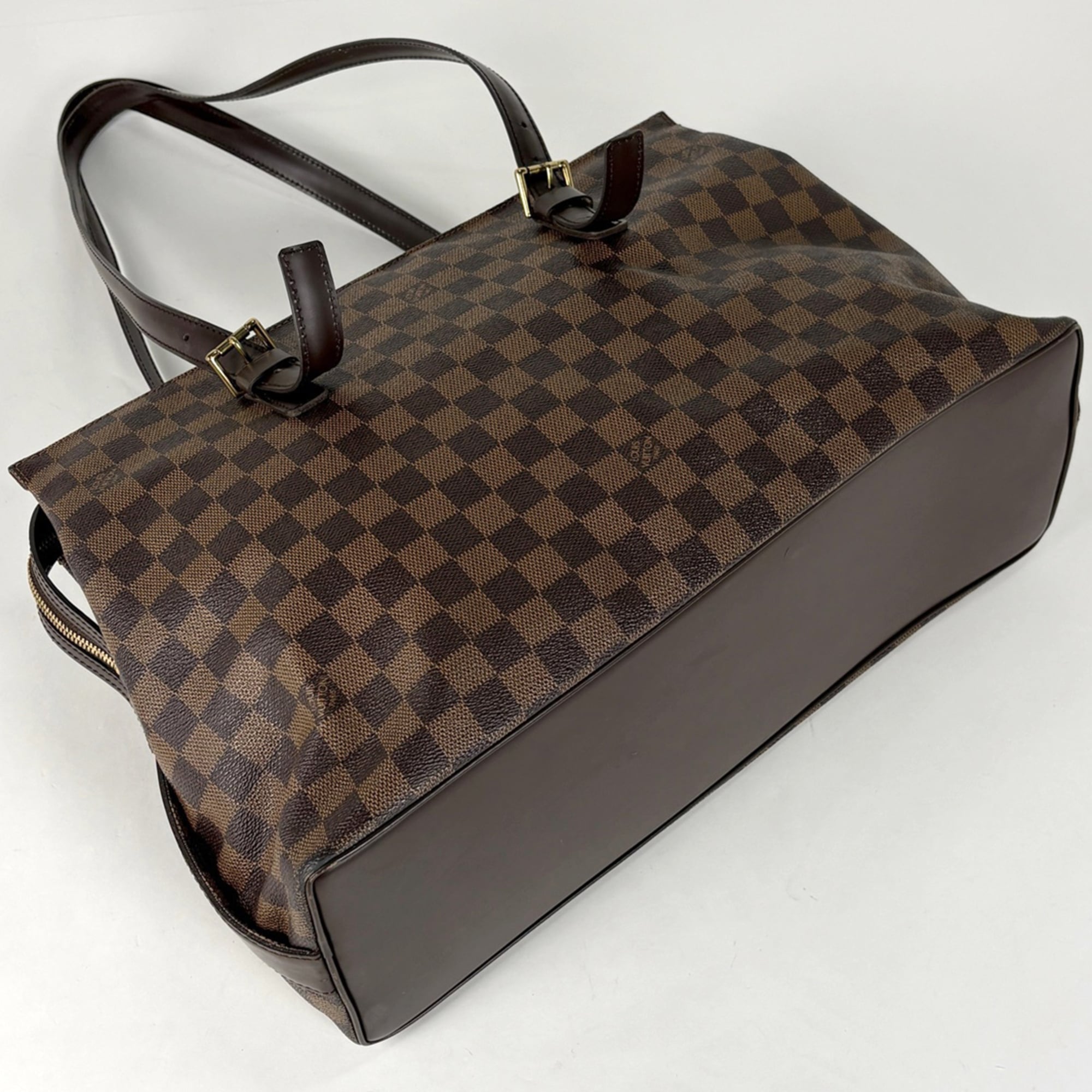 Louis Vuitton Brown Damier Canvas Galle Tote Bag (Pre-Owned)