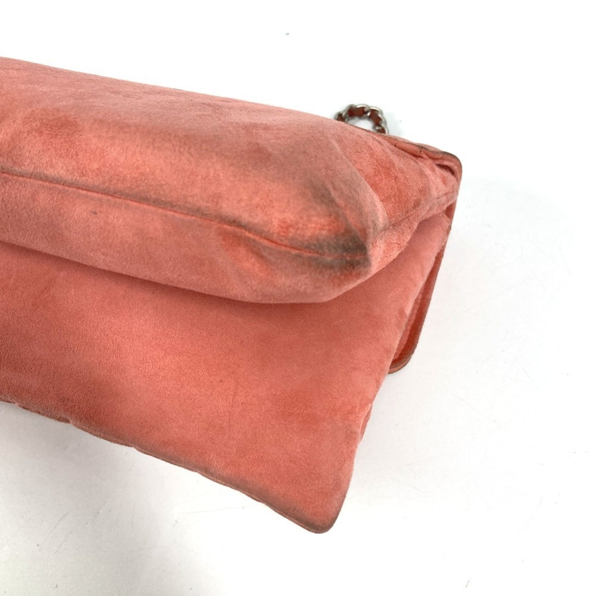 Chanel 2.55 Pink Suede Shoulder Bag (Pre-Owned)