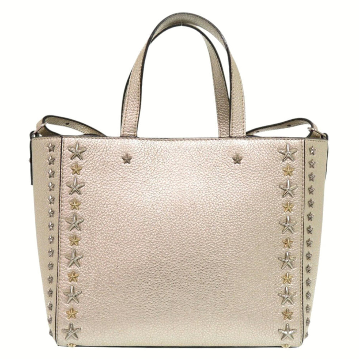 Jimmy Choo Gold Leather Handbag (Pre-Owned)