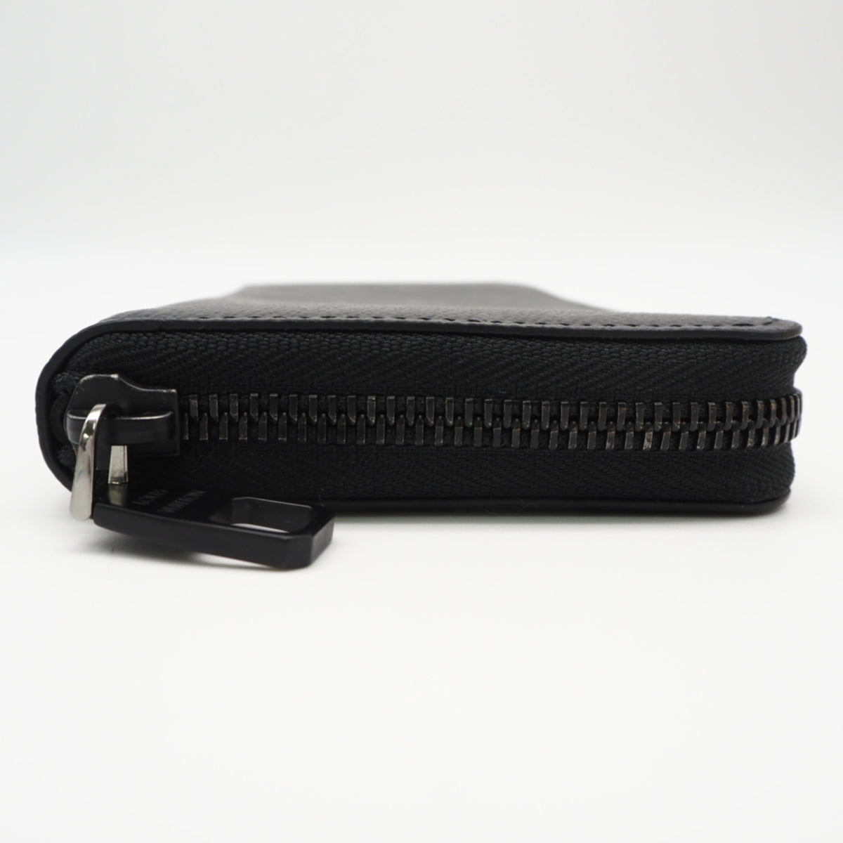 Louis Vuitton Monogram Black Coated Canvas Long Wallet (Bi-Fold) (Pre-Owned)