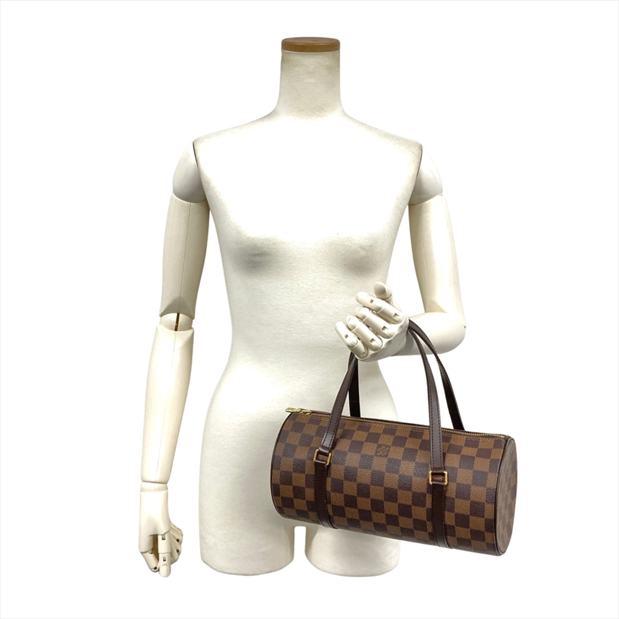 Louis Vuitton Brown Damier Canvas Shoulder Bag (Pre-Owned)