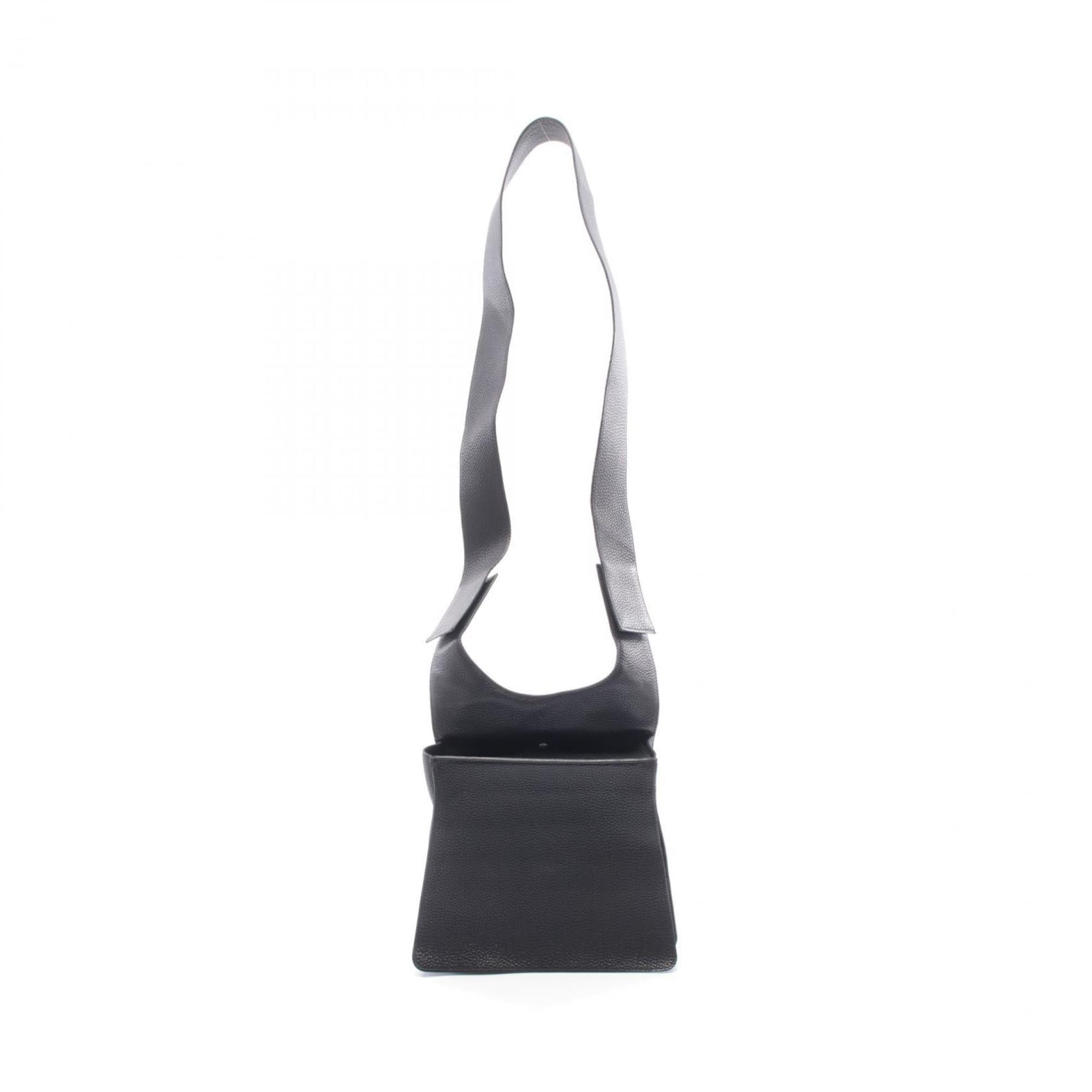 Hermes Black Togo Leather Shoulder Bag (Pre-Owned)
