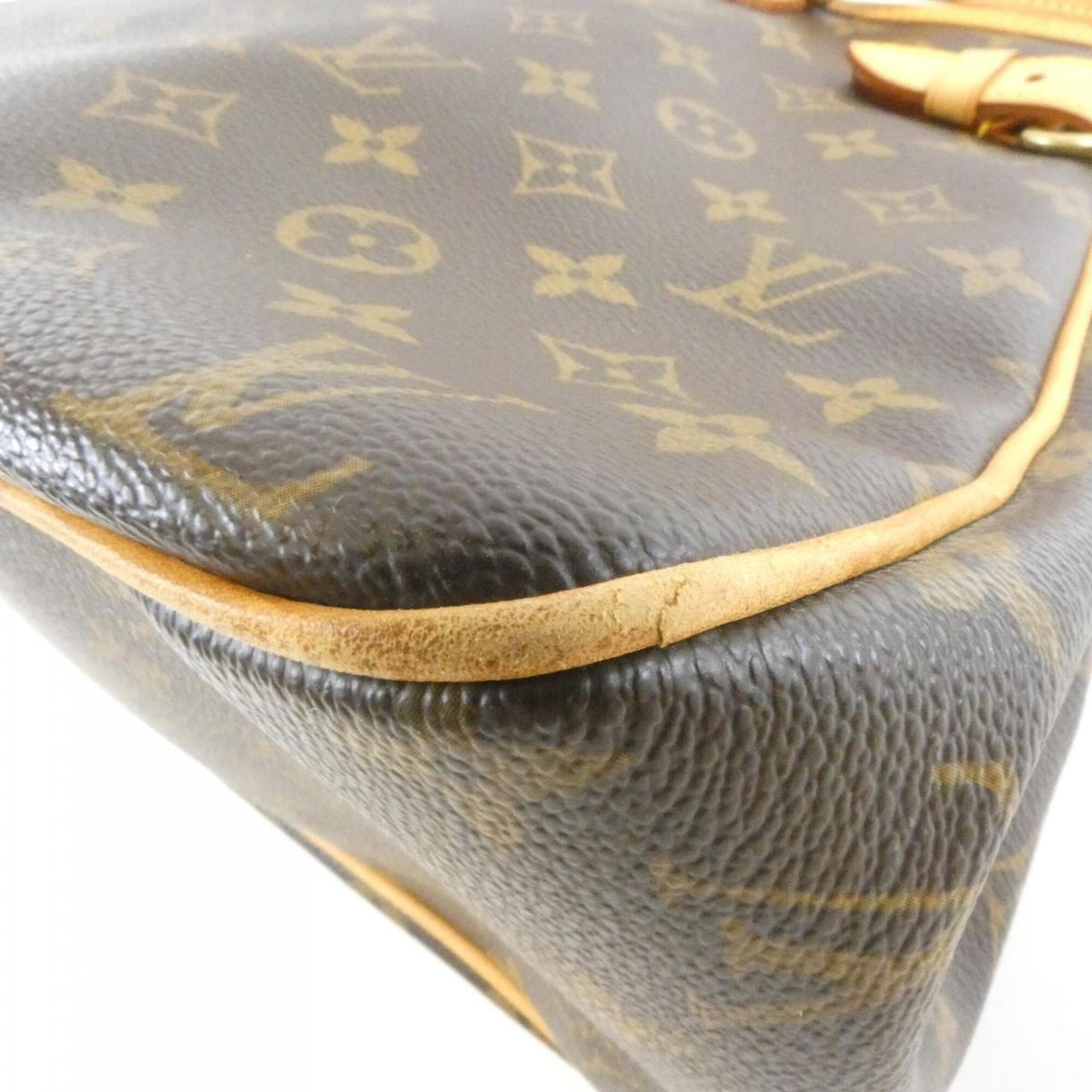 Louis Vuitton Monogram Marron Coated Canvas Handbag (Pre-Owned)