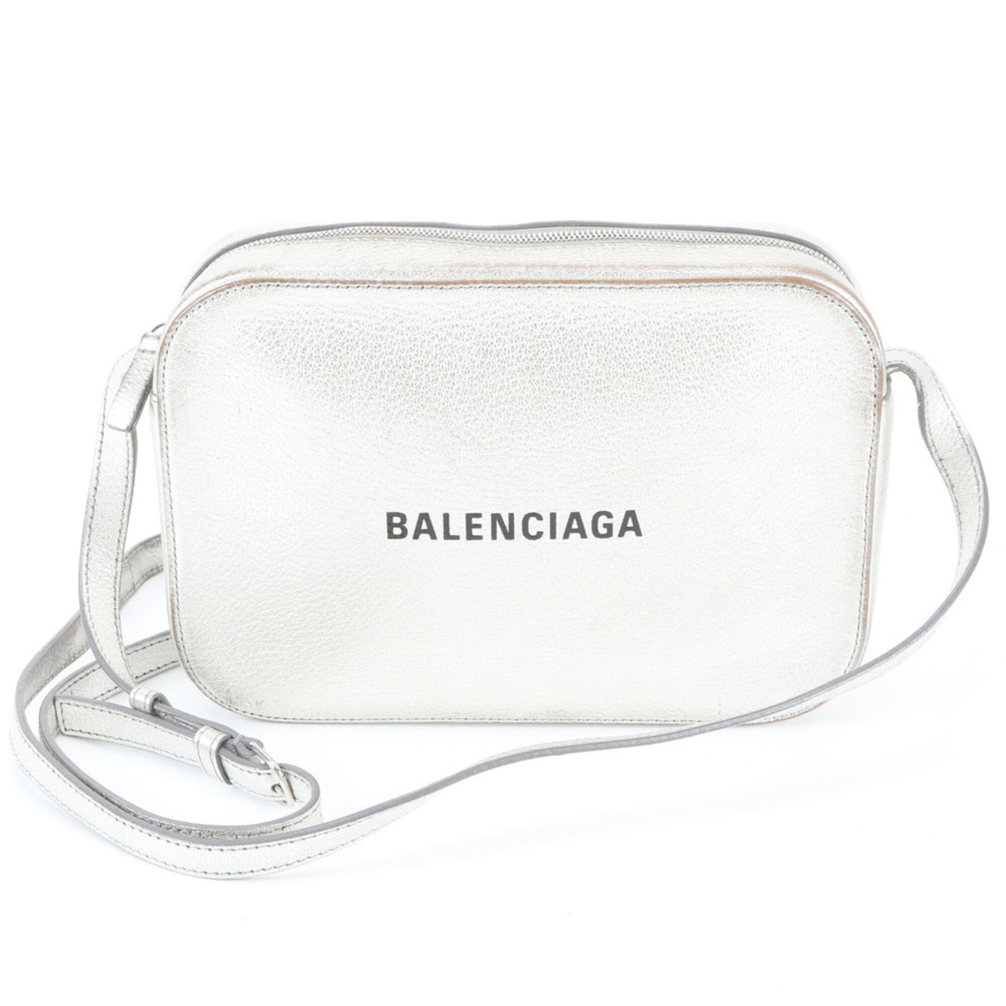 Balenciaga Silver Leather Shoulder Bag (Pre-Owned)