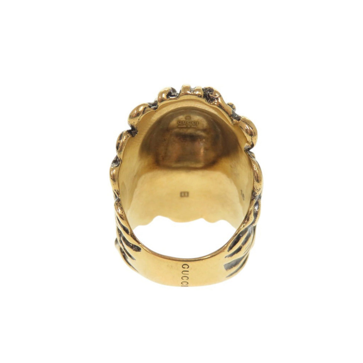 Gucci Gold Metal Band Ring (Pre-Owned)