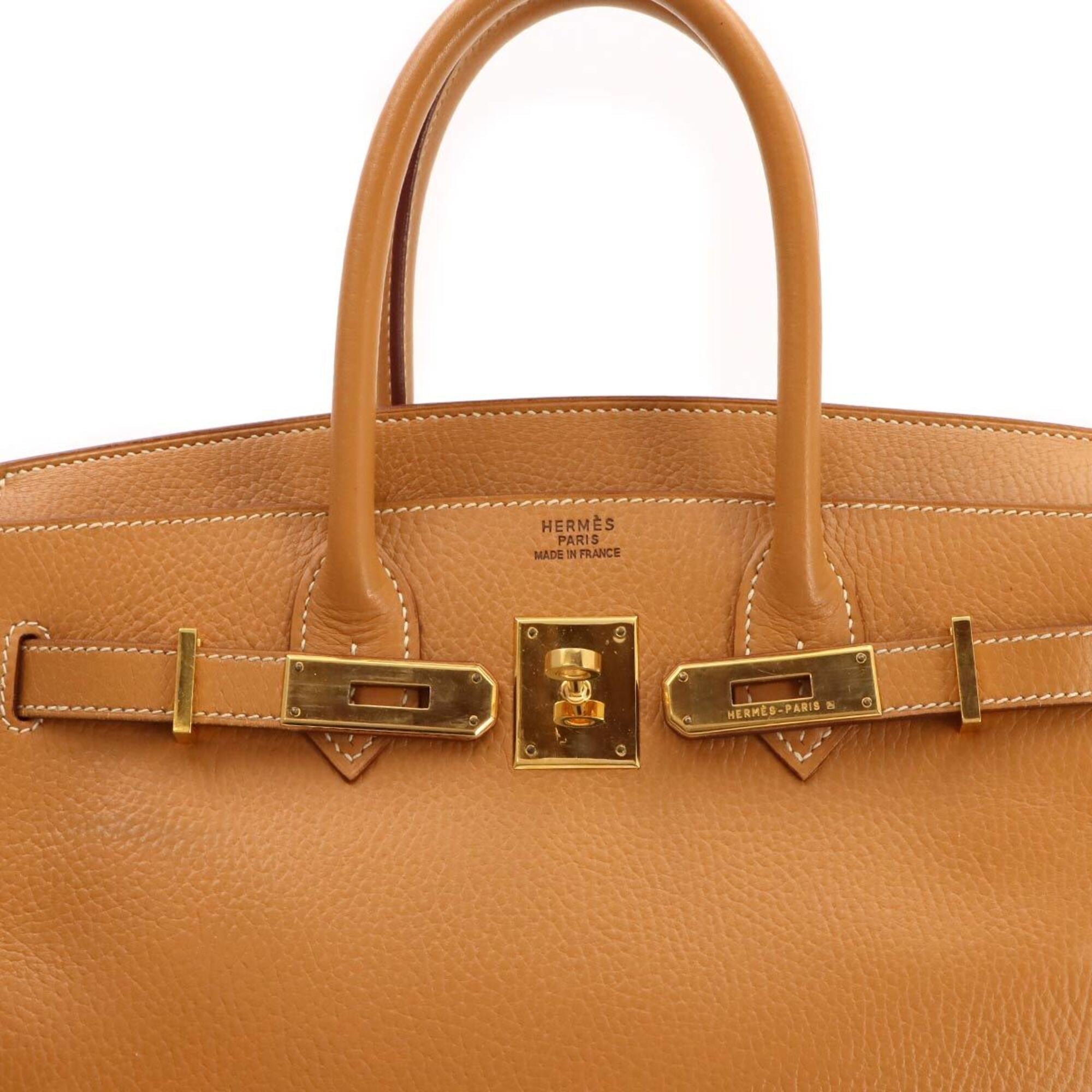 Hermes Natural Ardennes Leather Handbag (Pre-Owned)