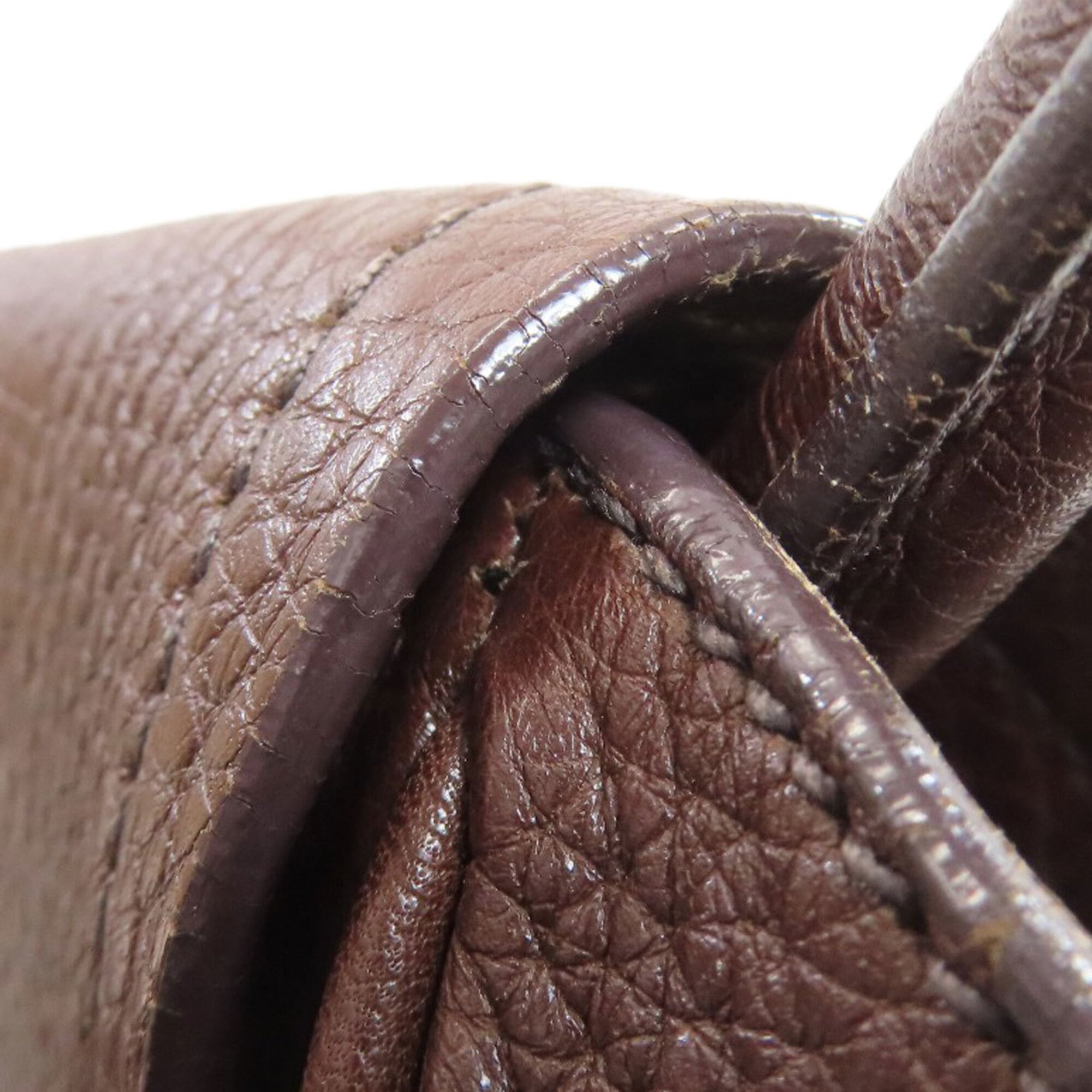 Prada Brown Leather Tote Bag (Pre-Owned)