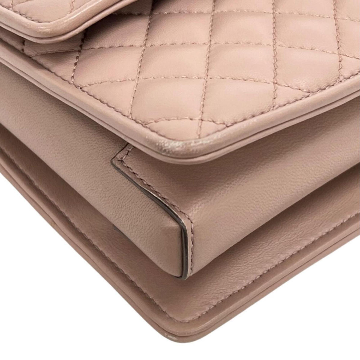 Salvatore Ferragamo Pink Leather Shoulder Bag (Pre-Owned)