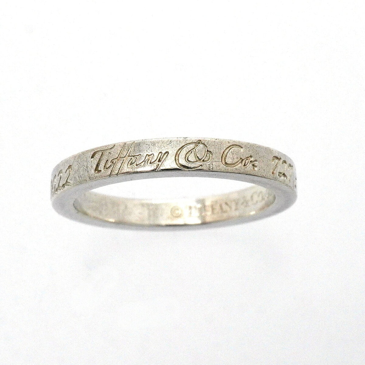 Tiffany Silver 925 Band Ring (Pre-Owned)