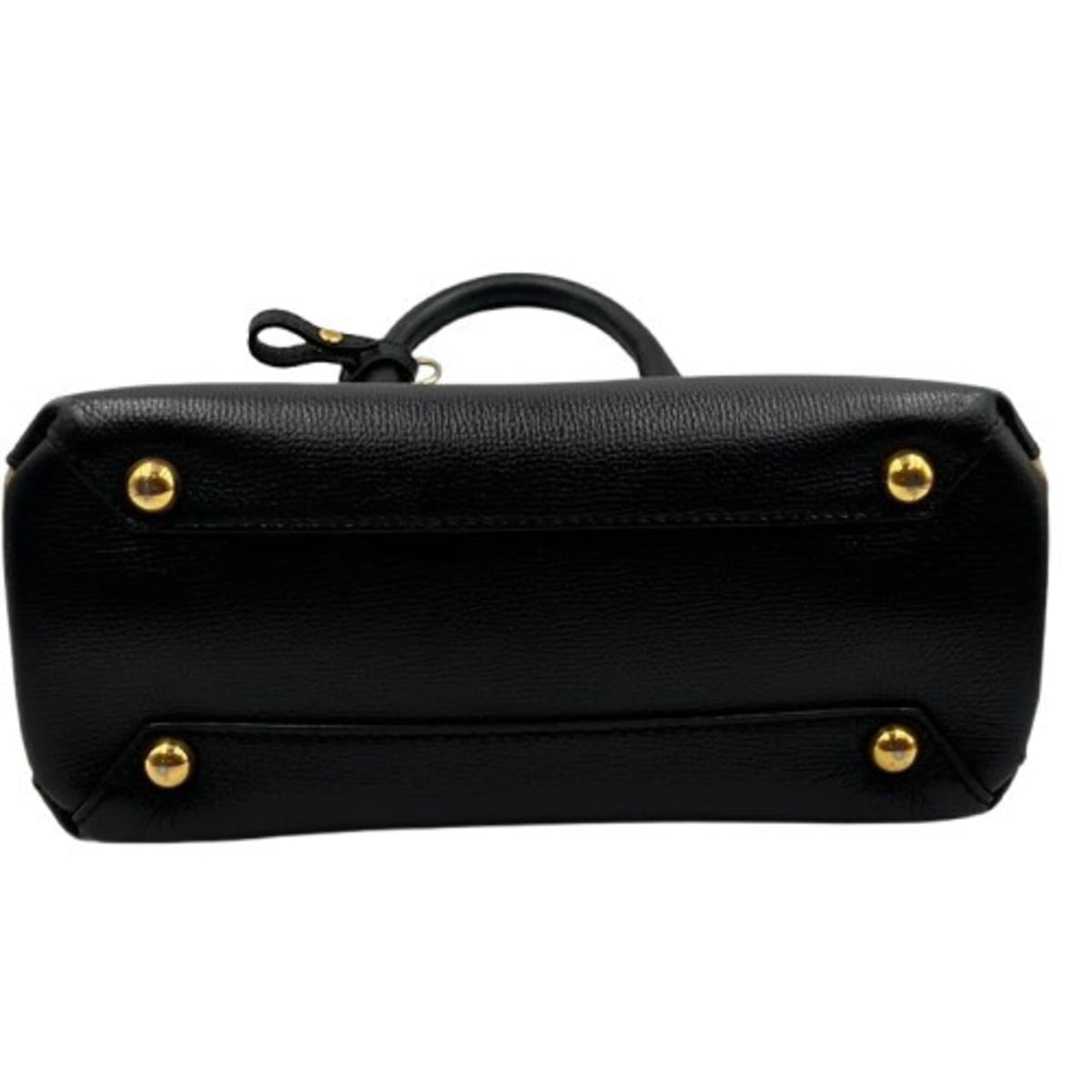 Burberry Black Leather Handbag (Pre-Owned)