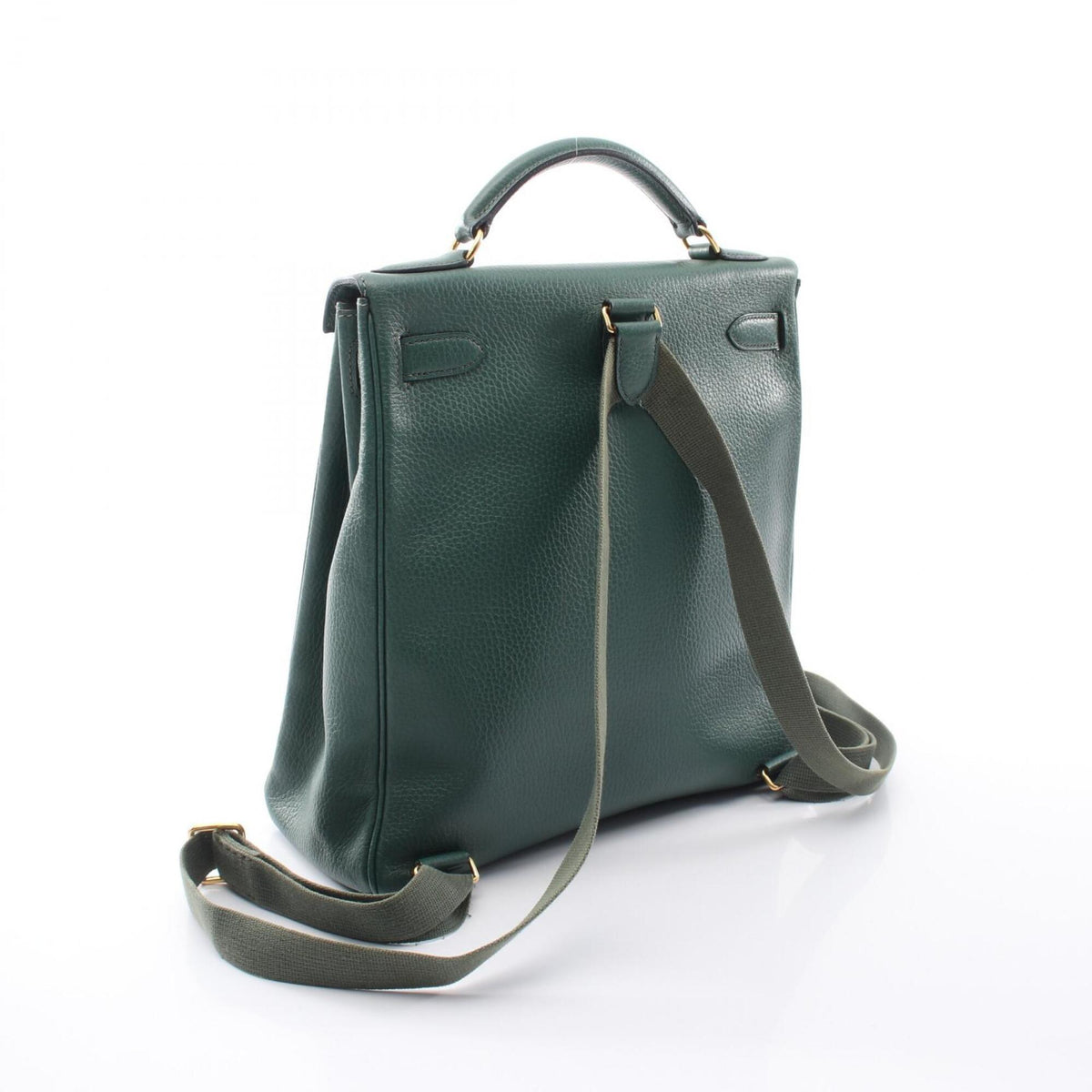 Hermes Green Ardennes Leather Backpack Handbag (Pre-Owned)
