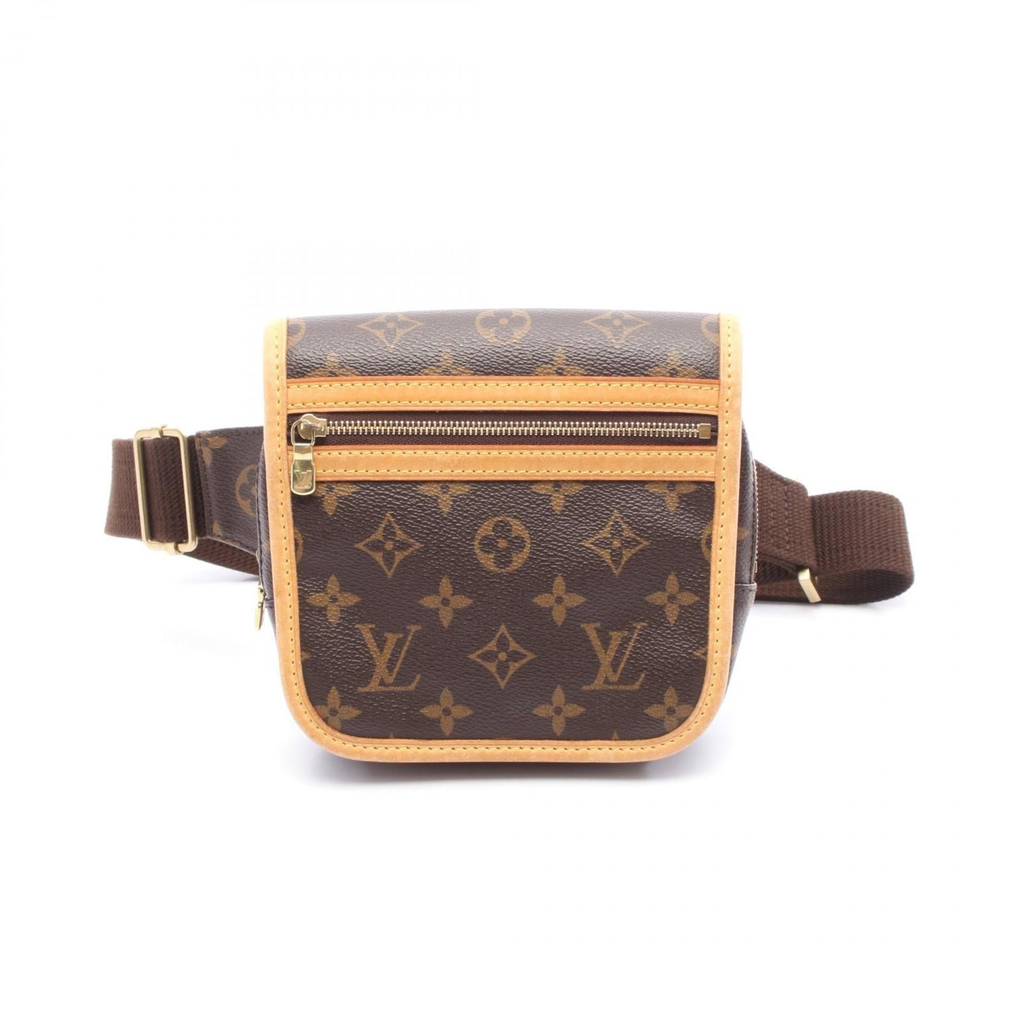 Louis Vuitton Brown Coated Canvas Leather Fanny Pack (Pre-Owned)