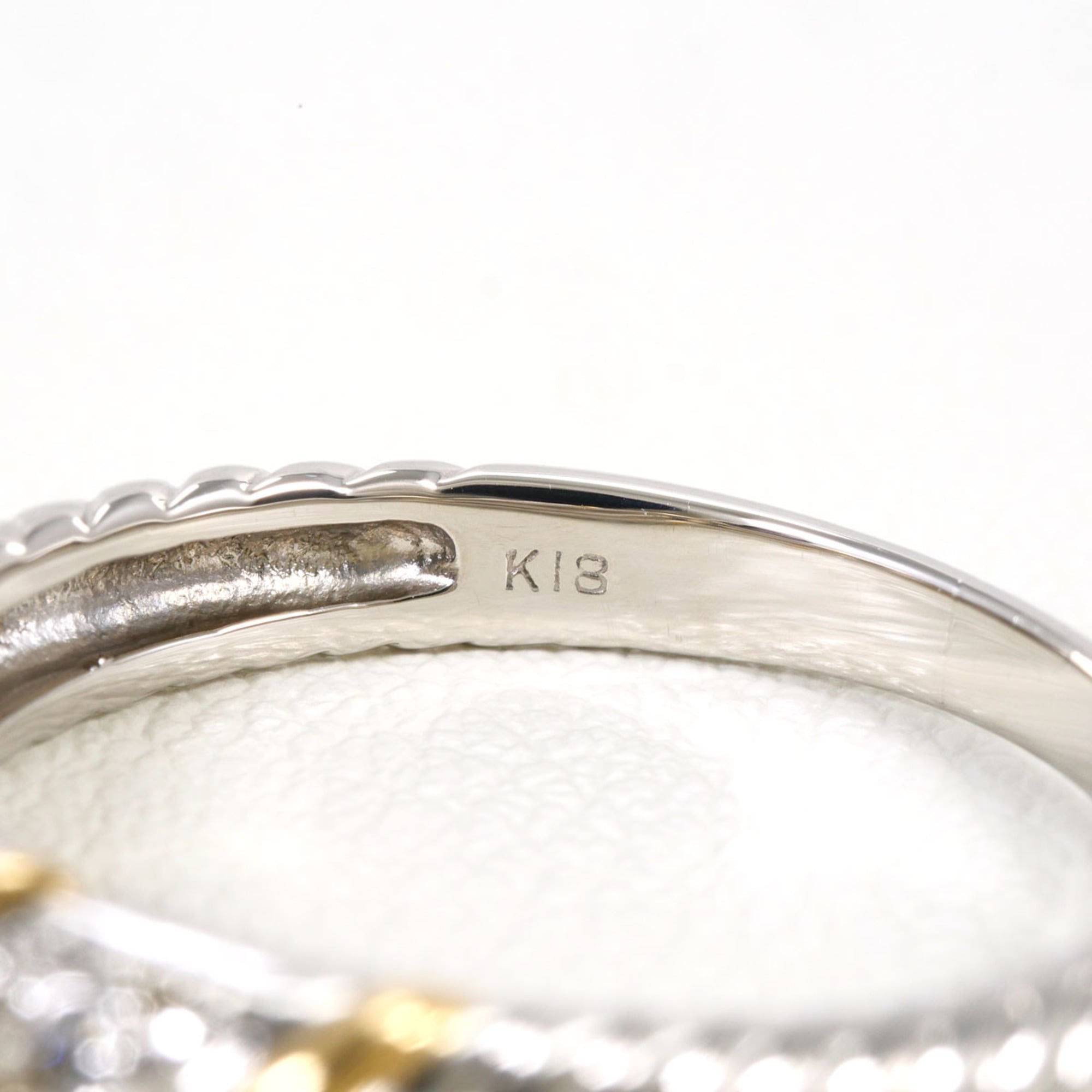 Unbranded Platinum Yellow Gold Yellow Gold (18K) Platinum 900 Band Ring (Pre-Owned)