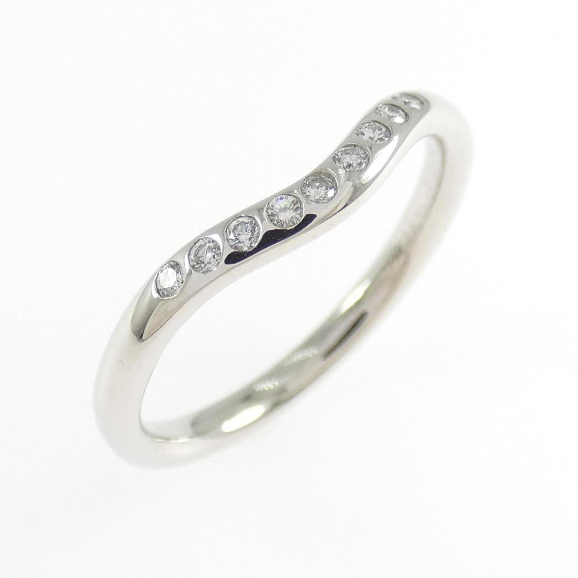 Tiffany Platinum Platinum 950 Band Ring (Pre-Owned)