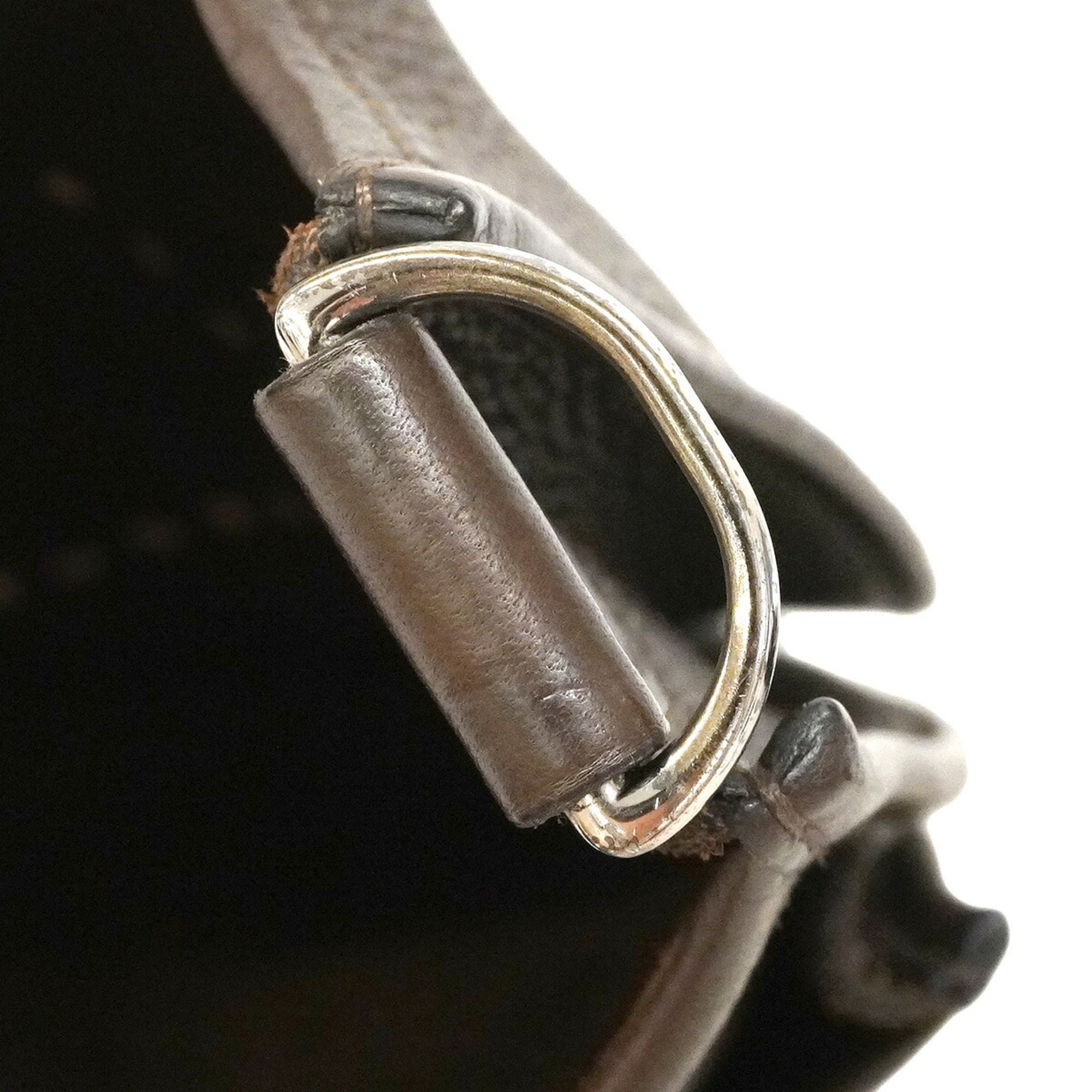 Hermes Havane Taurillon Clemence Leather Shoulder Bag (Pre-Owned)