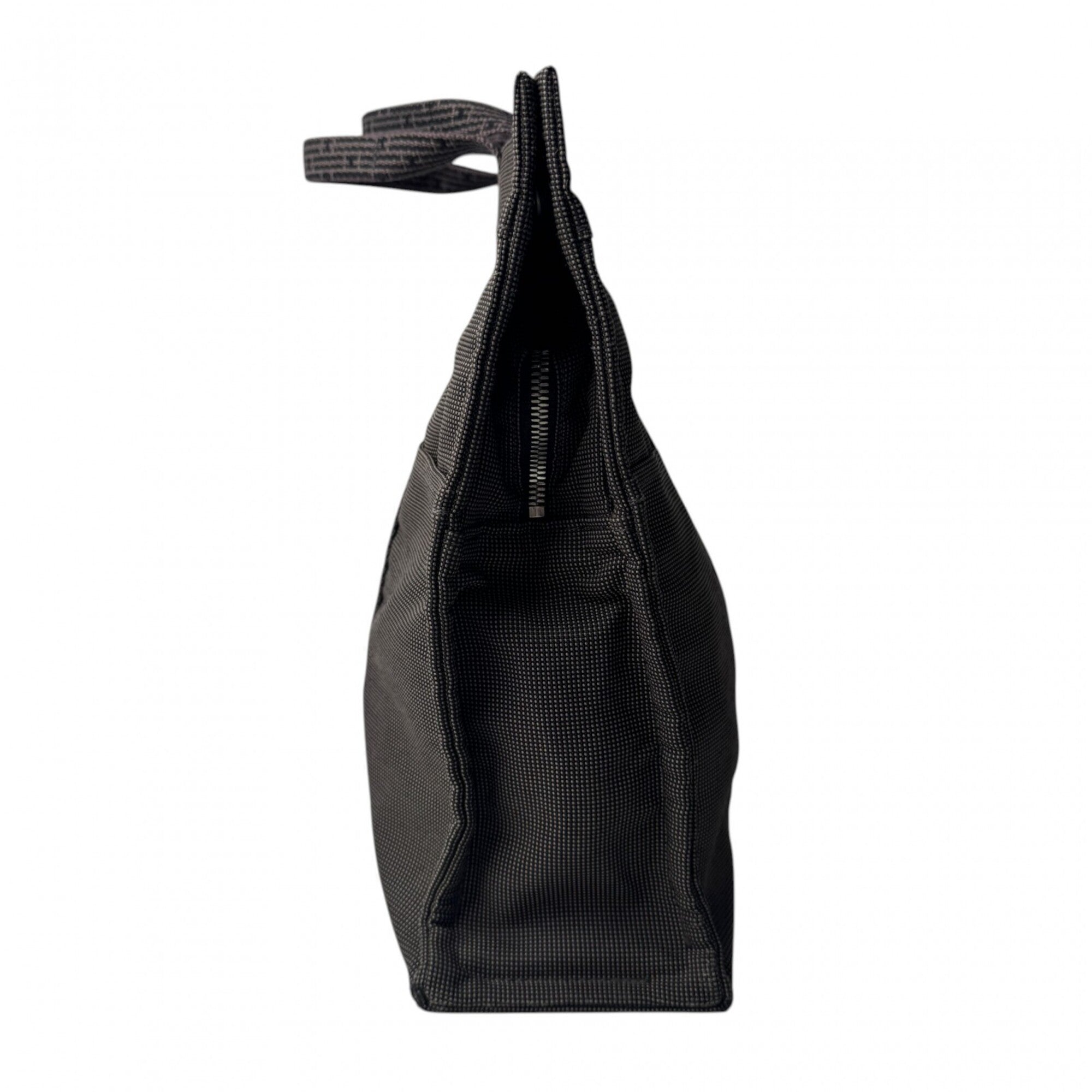 Hermes Gray Canvas Tote Bag (Pre-Owned)