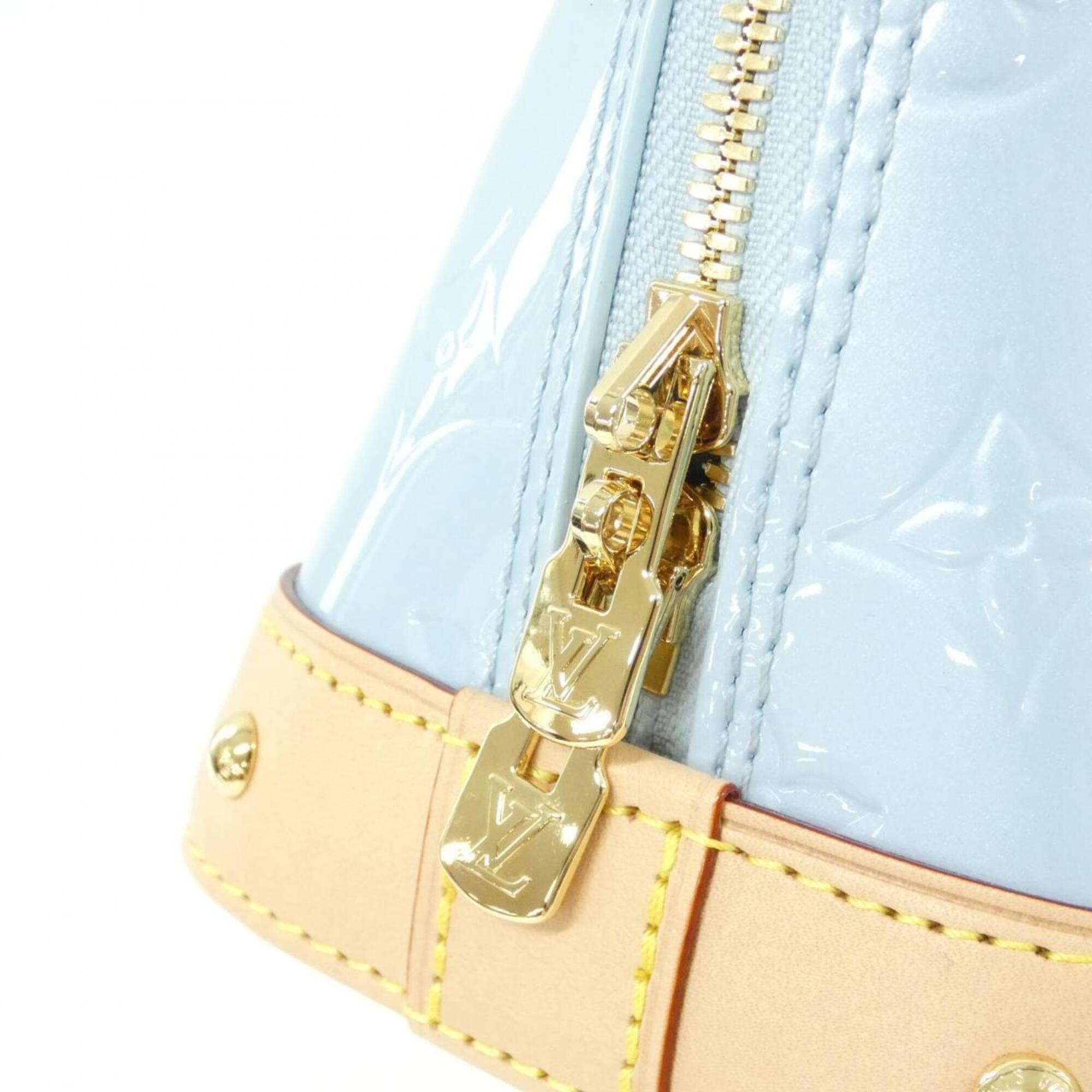 Louis Vuitton Blue Vernis Handbag (Pre-Owned)