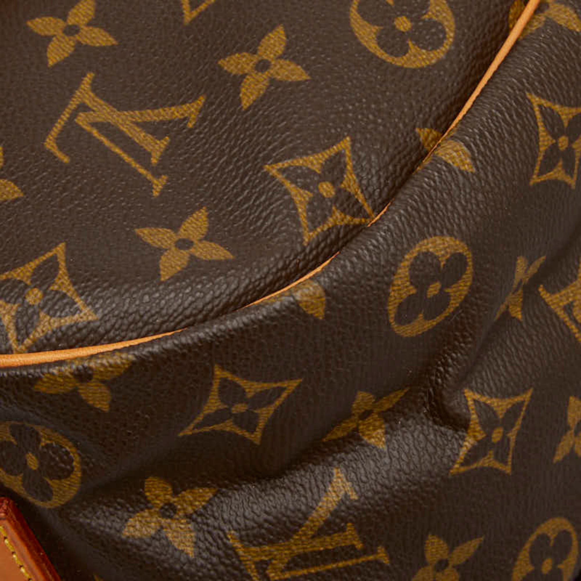 Louis Vuitton Brown Pvc Leather Messenger Bag Shoulder Bag (Pre-Owned)