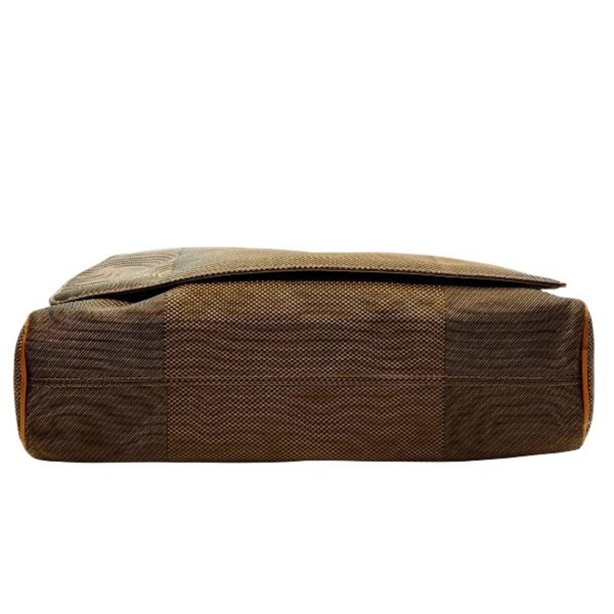 Louis Vuitton Brown Damier Geant Leather Handbag Messenger Bag (Pre-Owned)