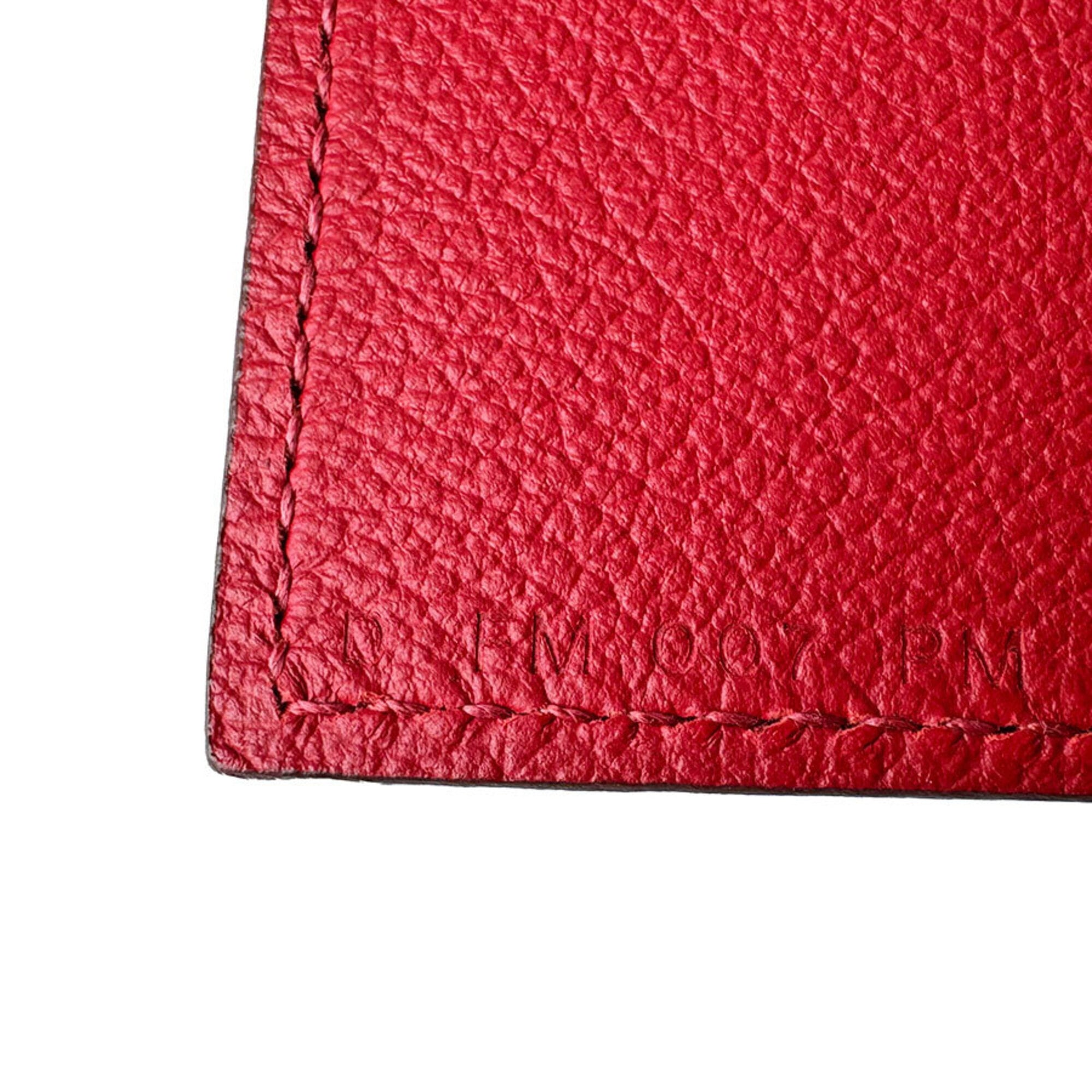 Hermes Red Color Leather Backpack Shoulder Bag (Pre-Owned)