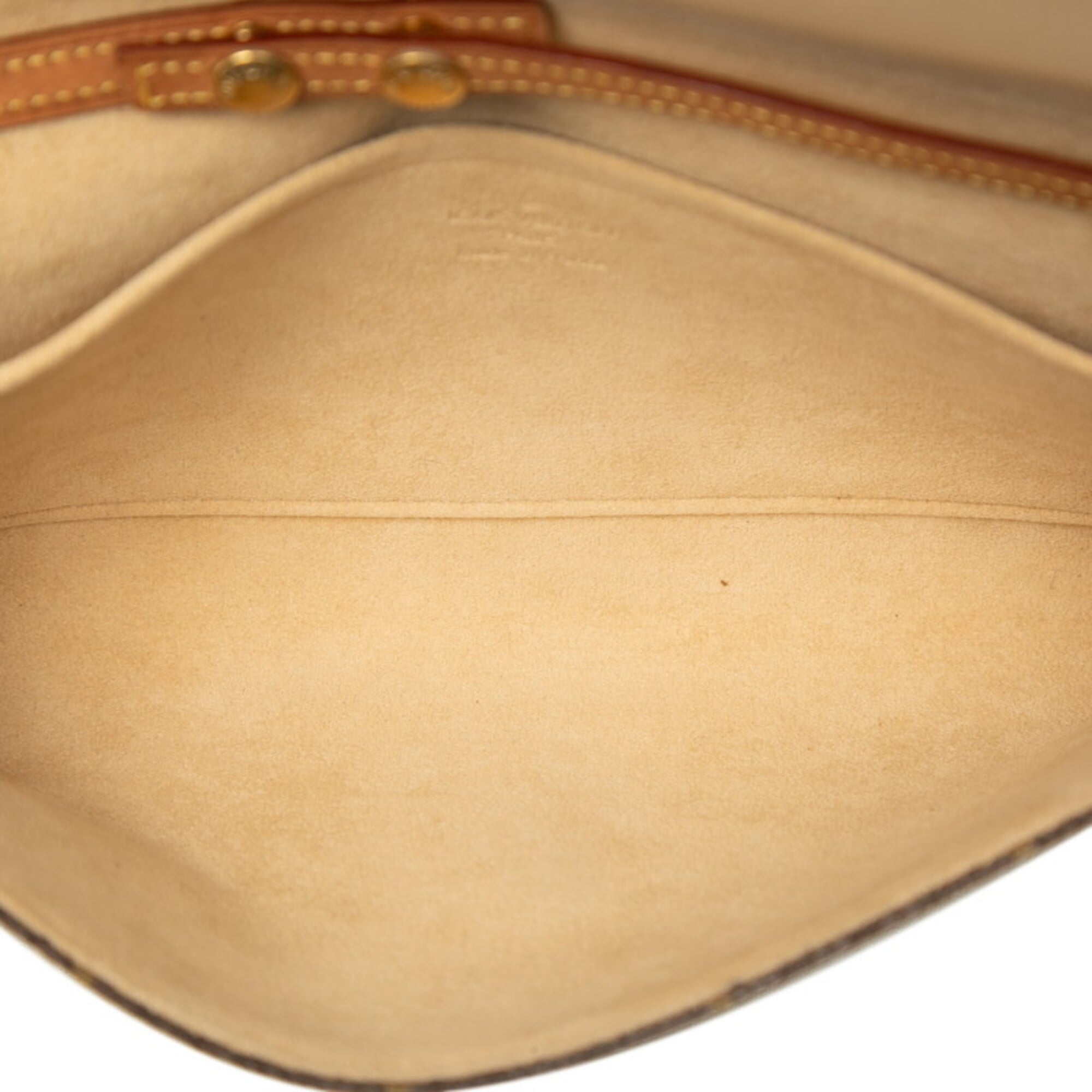 Louis Vuitton Brown Pvc Leather Pochette Shoulder Bag (Pre-Owned)