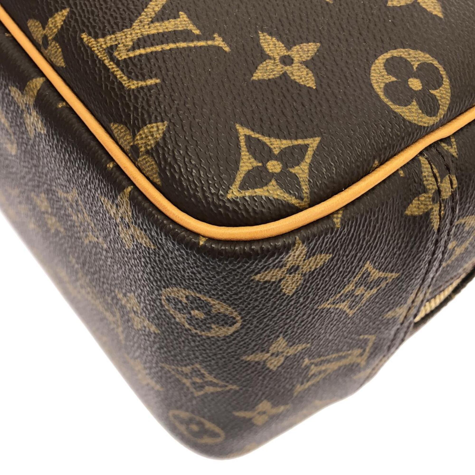 Louis Vuitton Marron Coated Canvas Handbag (Pre-Owned)