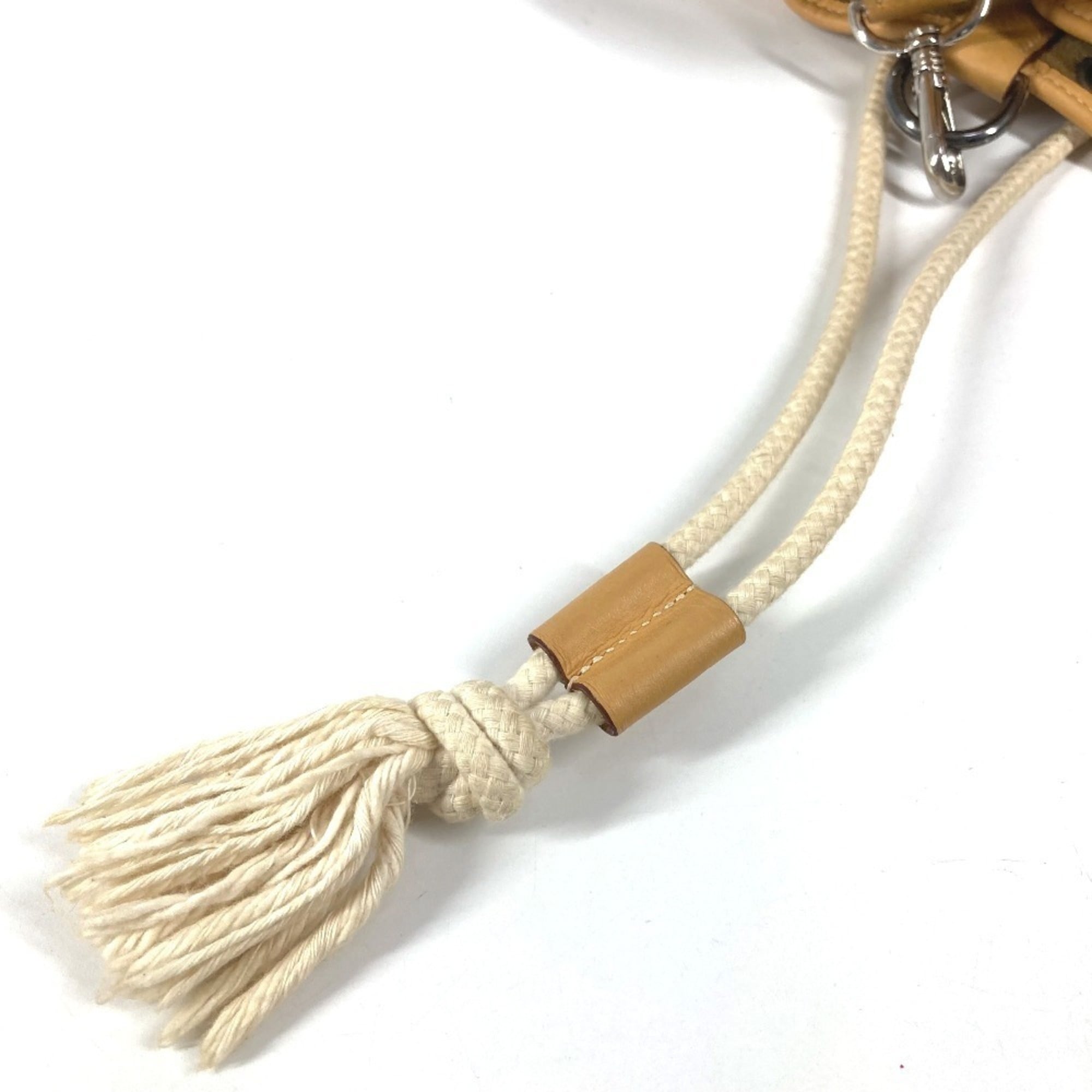 Hermes Beige Yellow Taurillon Clemence Leather Shoulder Bag (Pre-Owned)