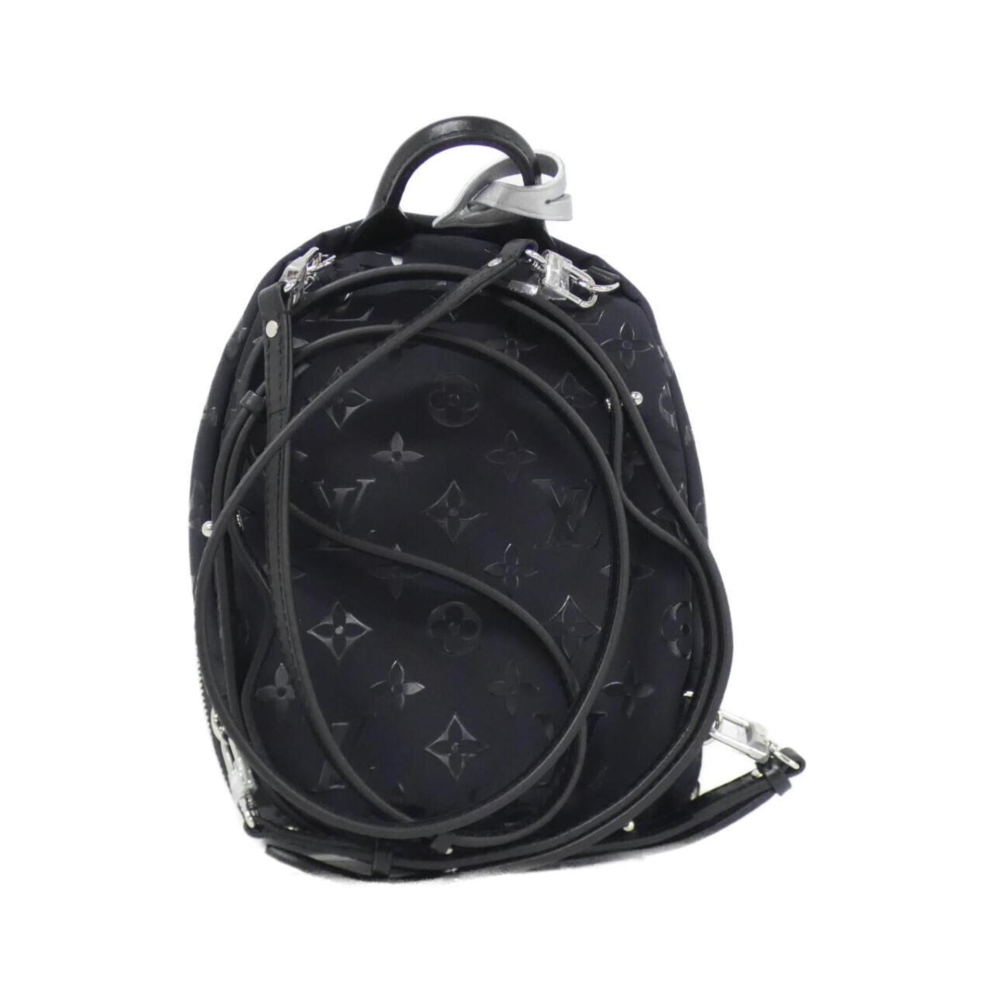Louis Vuitton Black Nylon Canvas Backpack (Pre-Owned)