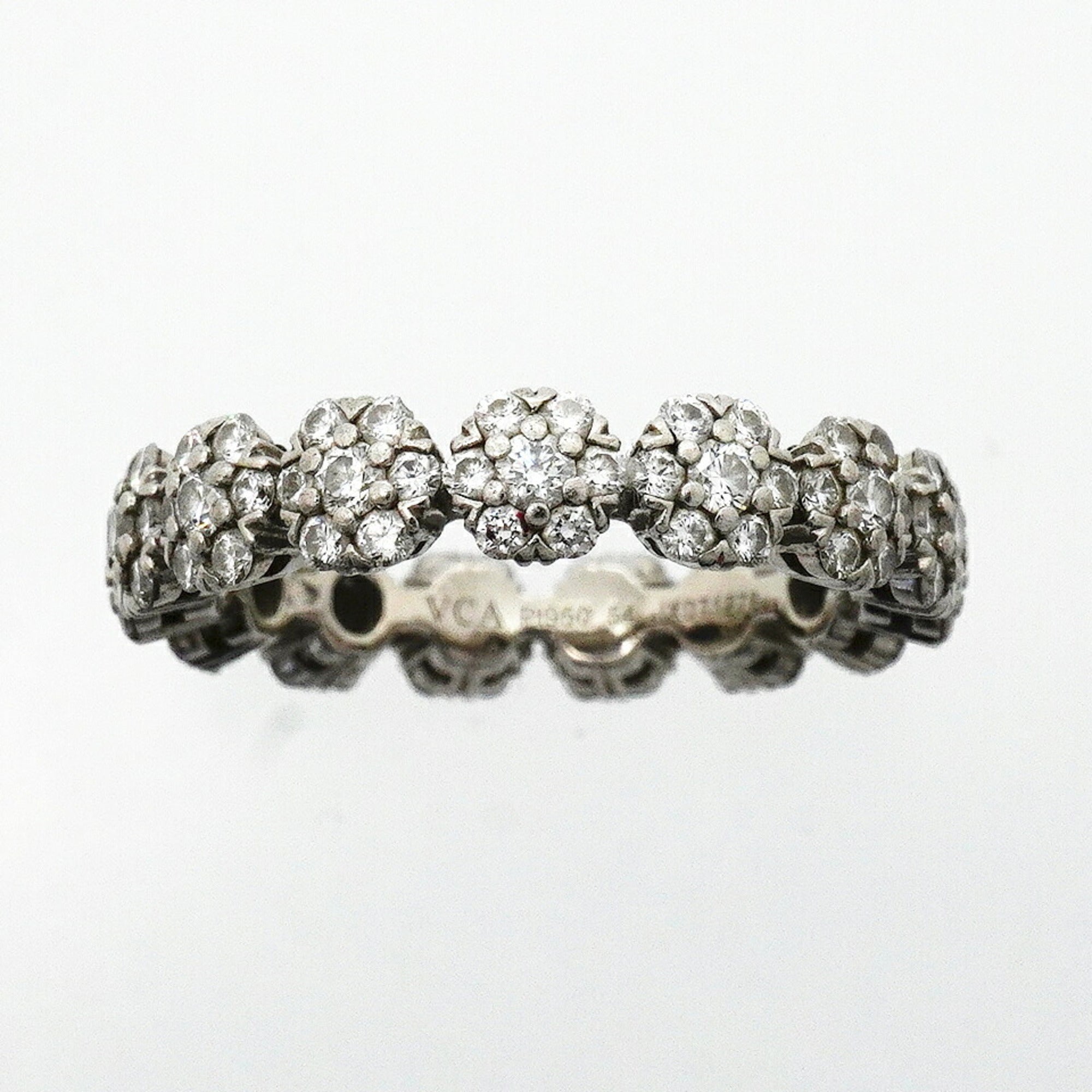 Van Cleef & Arpels Platinum 950 Band Ring (Pre-Owned)
