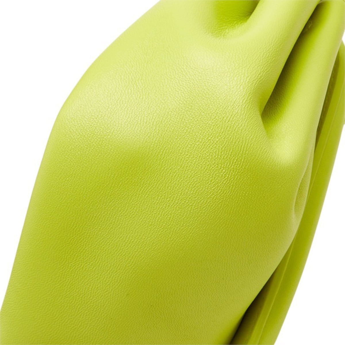 Bottega Veneta Green Yellow Leather Shoulder Bag (Pre-Owned)