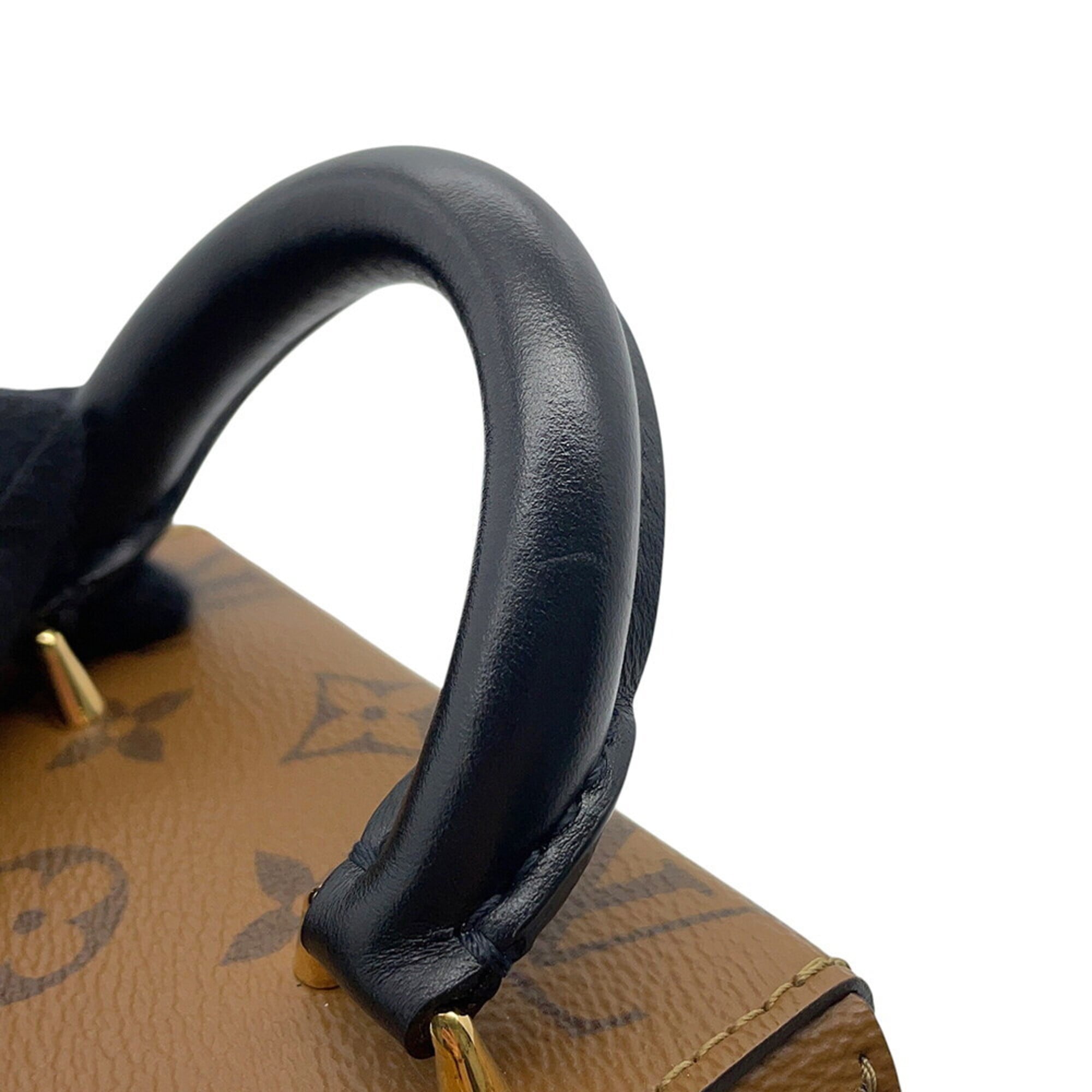 Louis Vuitton Noir Monogram Reverse Monogram Handbag Shoulder Bag (Pre-Owned)