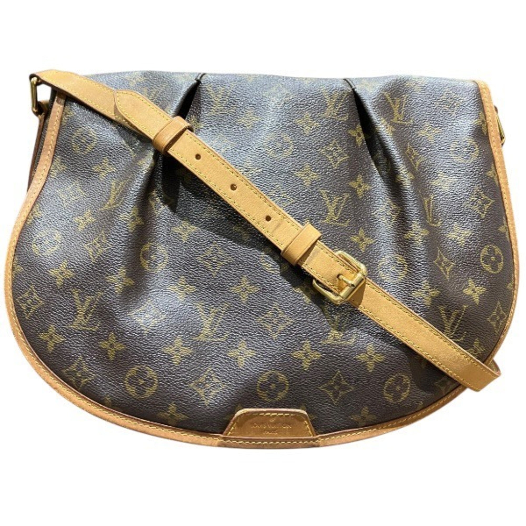 Louis Vuitton Brown Monogram Handbag Shoulder Bag (Pre-Owned)