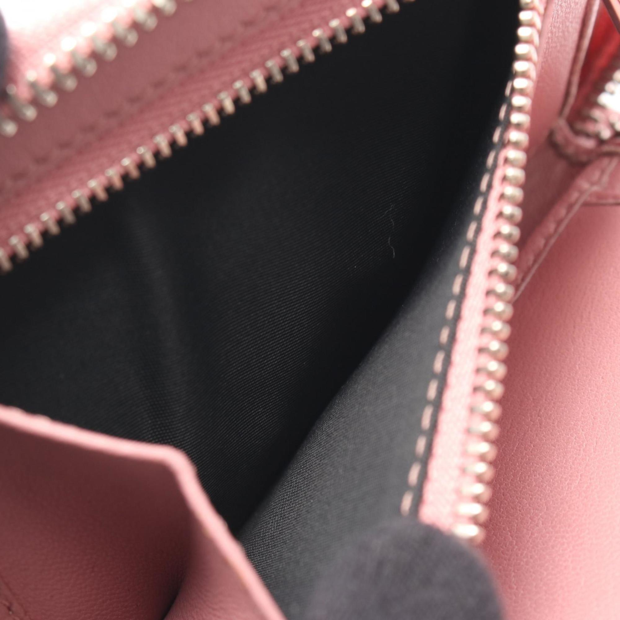 Christian Dior Pink Leather Wallet (Bi-Fold) (Pre-Owned)