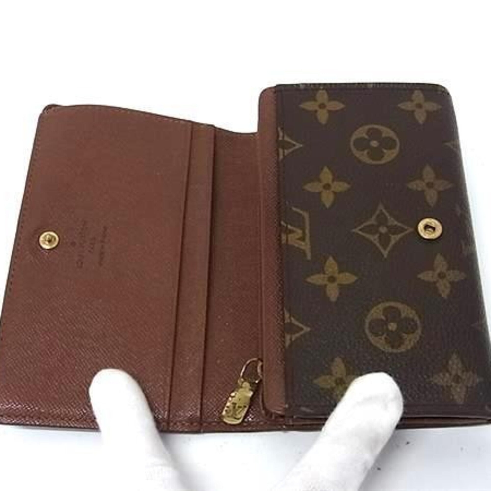 Louis Vuitton Brown Monogram Monogram Wallet (Bi-Fold) (Pre-Owned)