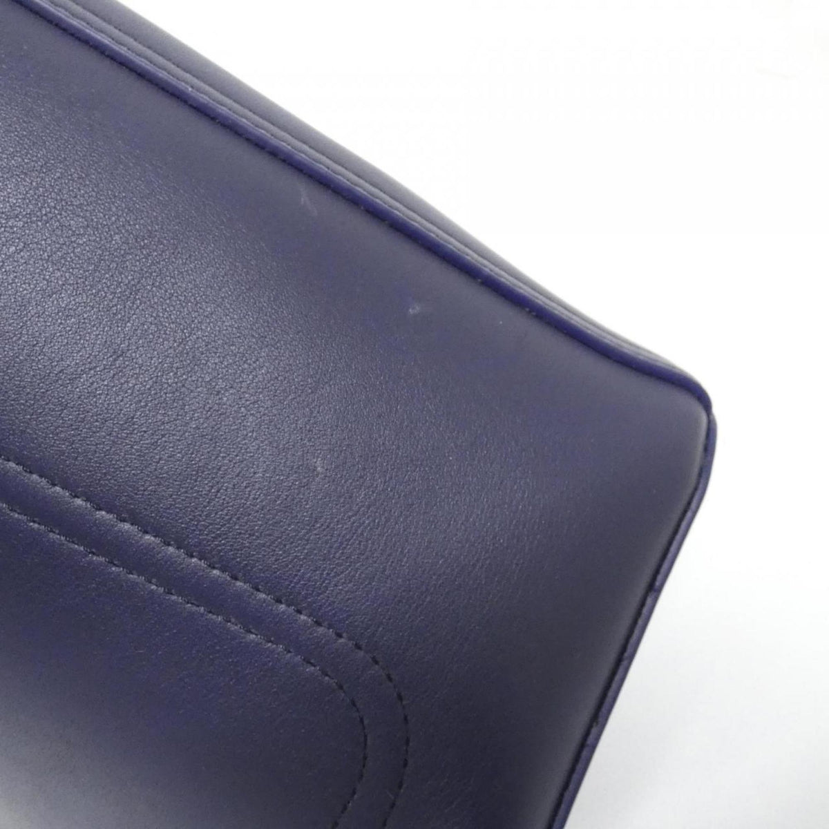 Loewe Blue Leather Handbag Shoulder Bag (Pre-Owned)