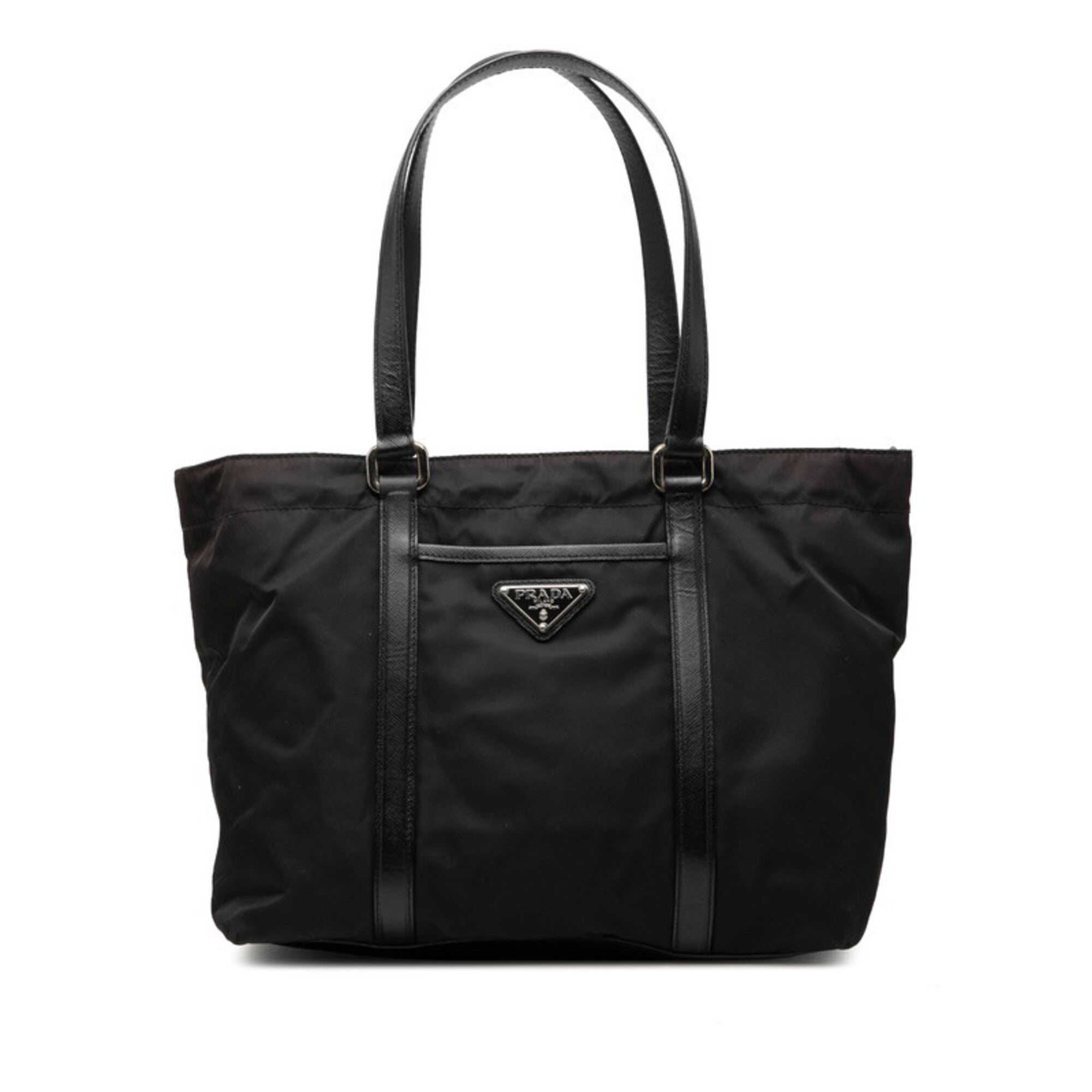 Prada Black Nylon Tote Bag (Pre-Owned)