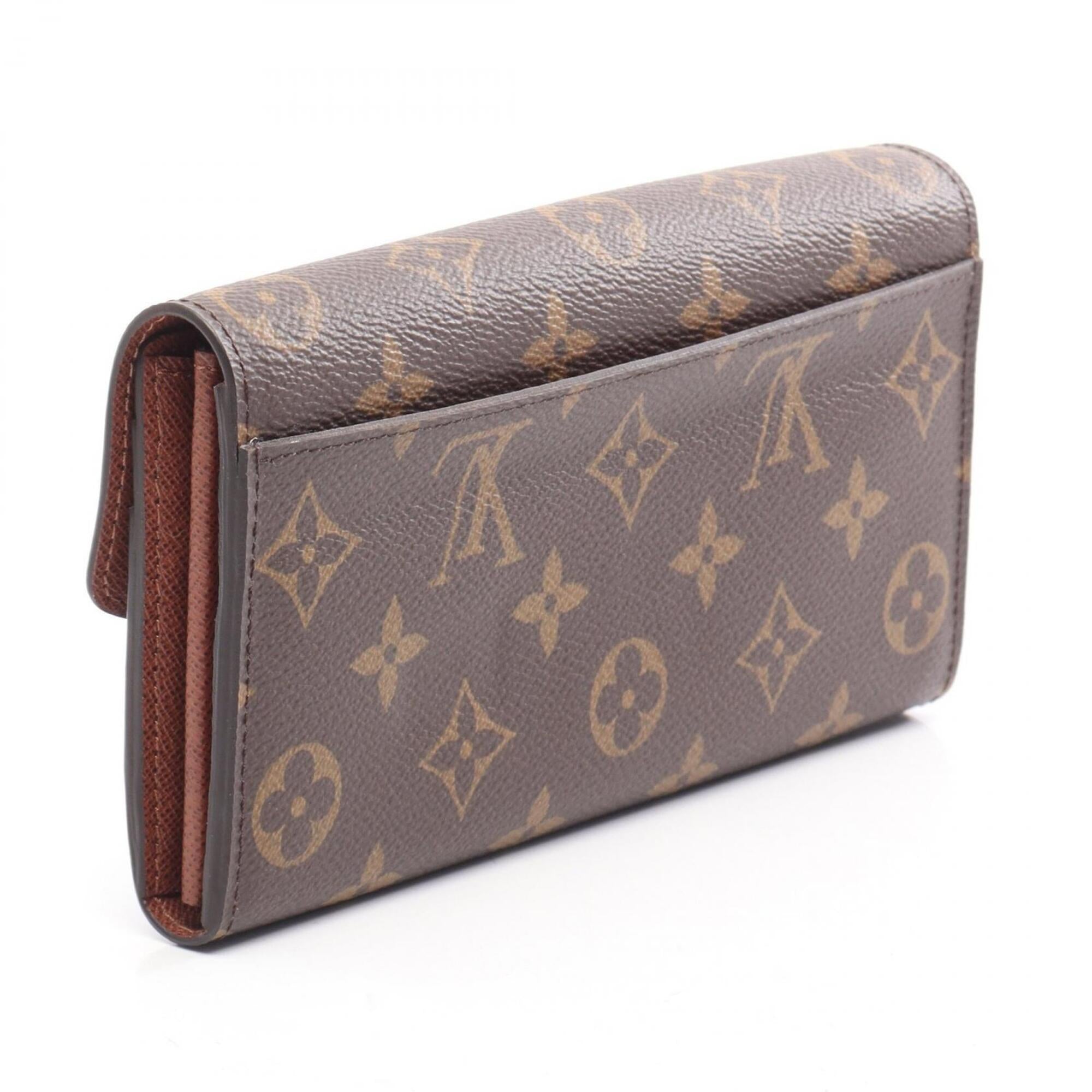 Louis Vuitton Brown Monogram Monogram Long Wallet (Bi-Fold) (Pre-Owned)
