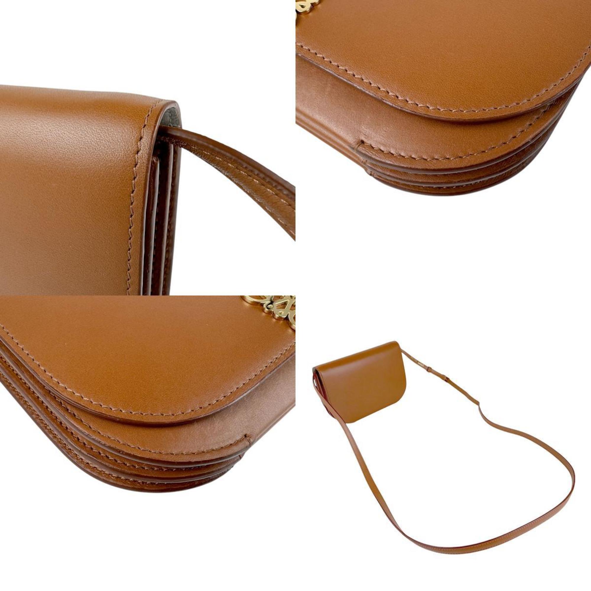 Loewe Brown Leather Shoulder Bag (Pre-Owned)