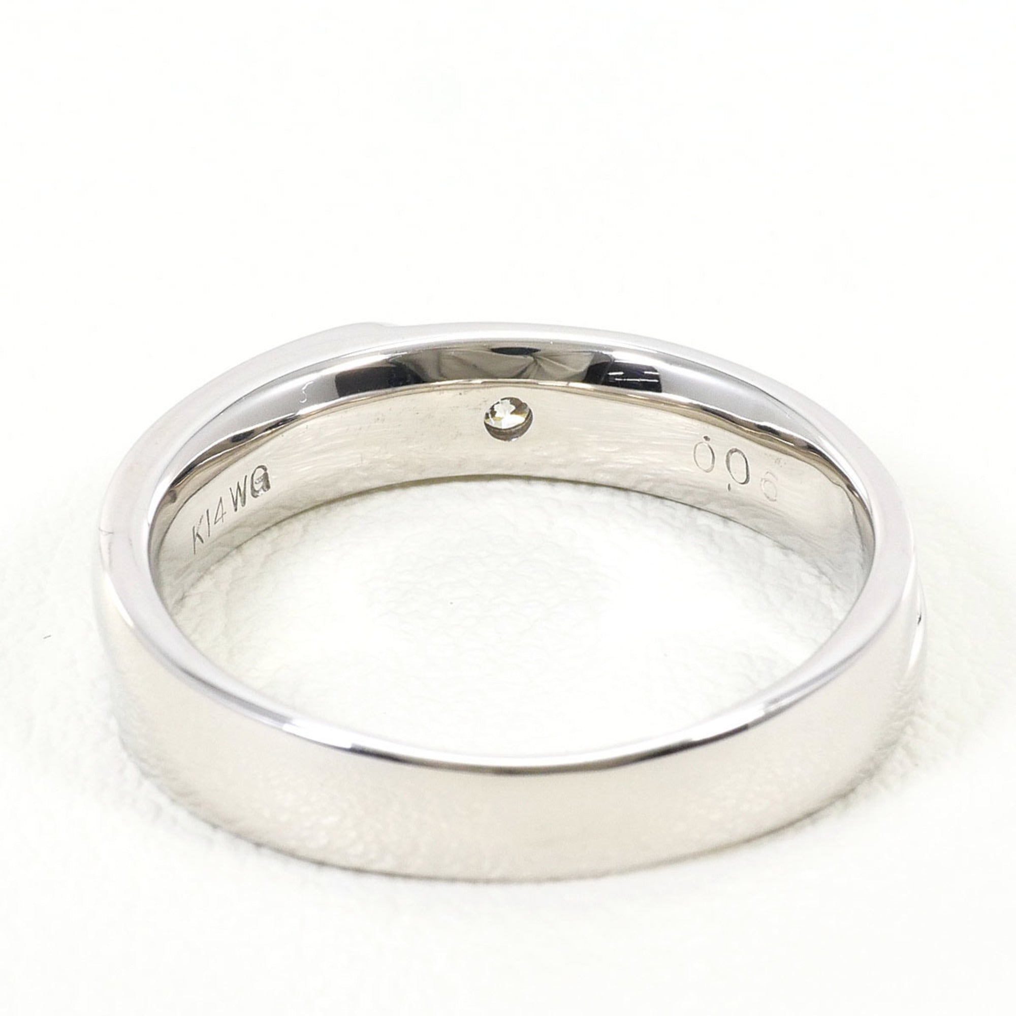 Unbranded White Gold White Gold (14K) Band Ring (Pre-Owned)