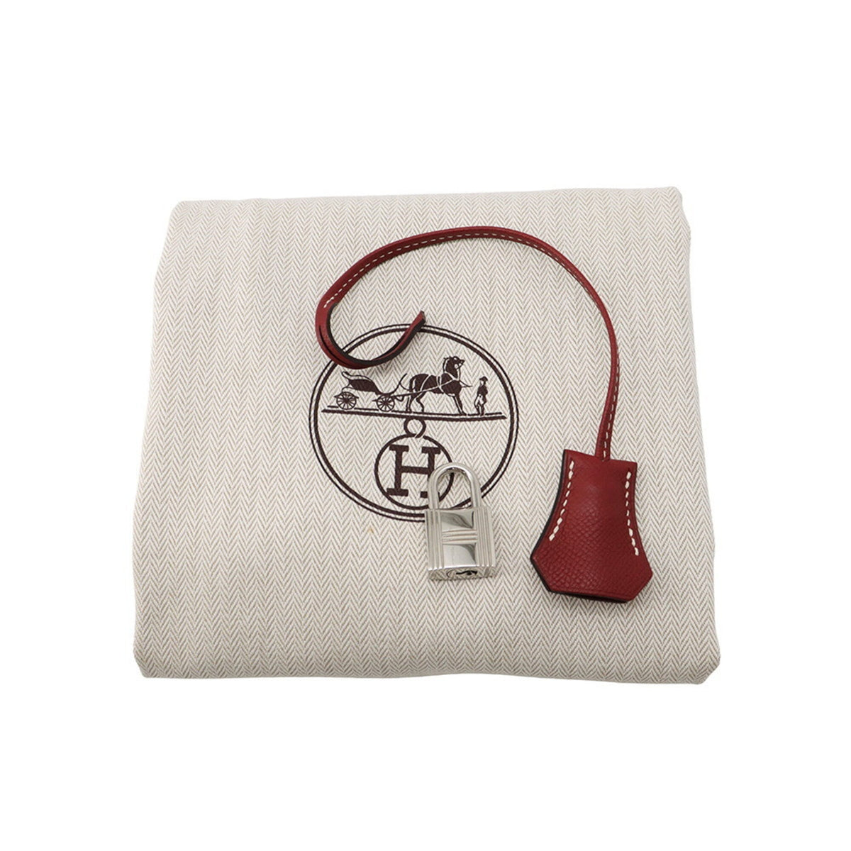 Hermes Bolide Rouge H Handbag (Pre-Owned)