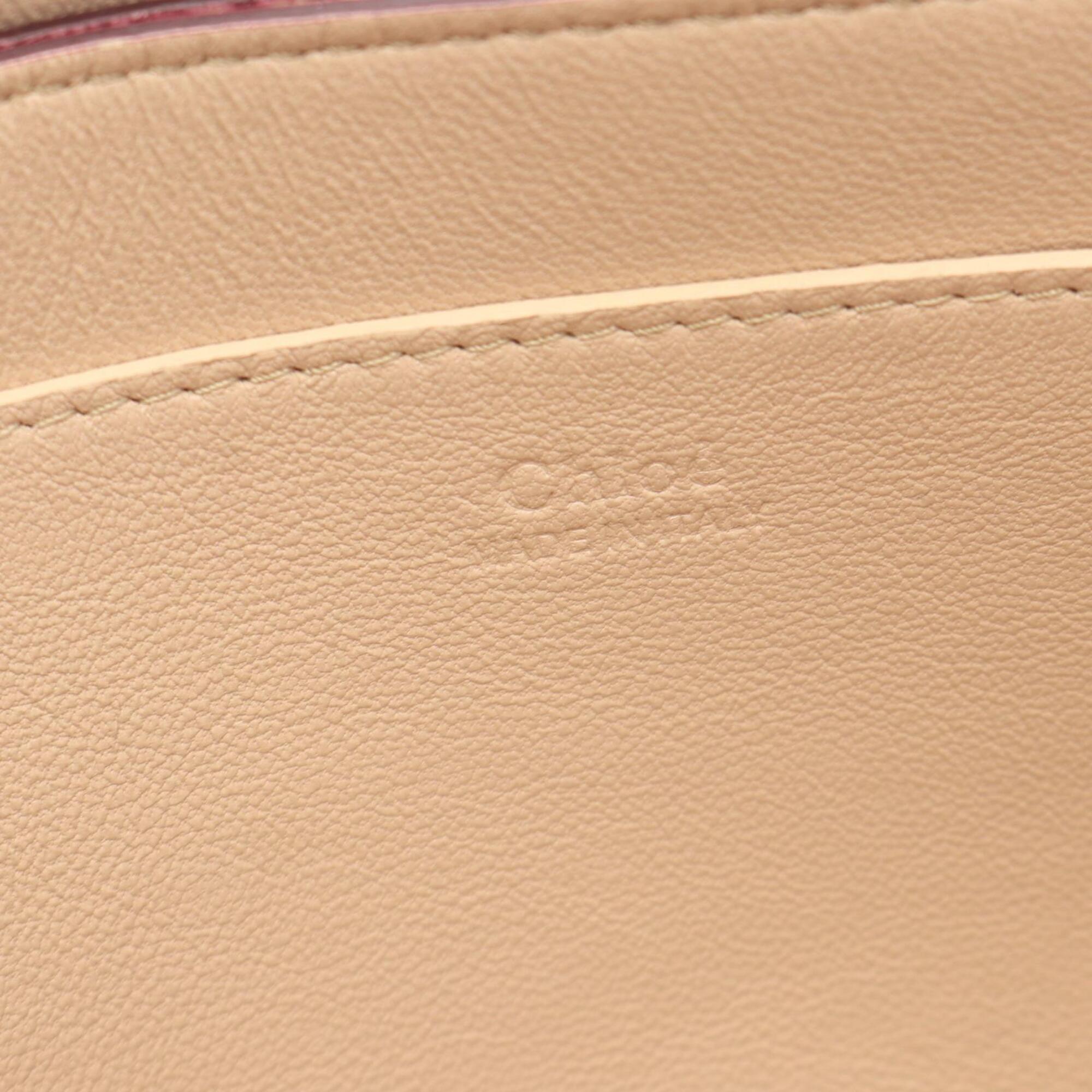 Chloé Orange Leather Handbag Shoulder Bag (Pre-Owned)