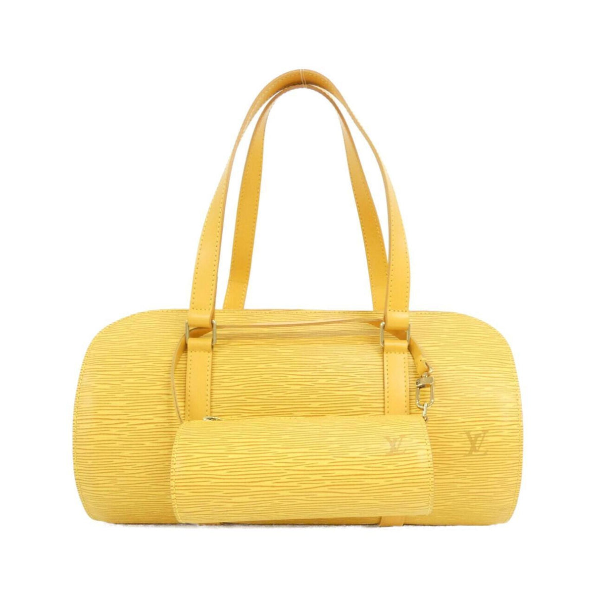 Louis Vuitton Yellow Leather Handbag Pouch (Pre-Owned)