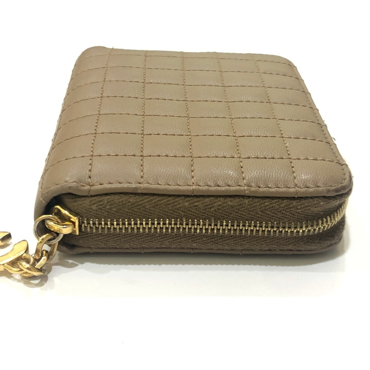 Celine Brown Leather Coin Purse/Coin Case (Pre-Owned)