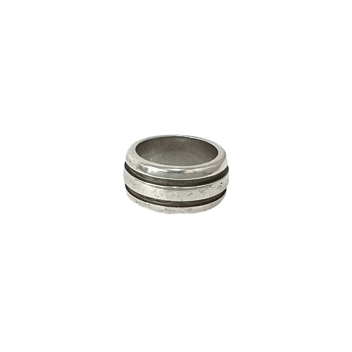 Tiffany Silver Silver 925 Band Ring (Pre-Owned)
